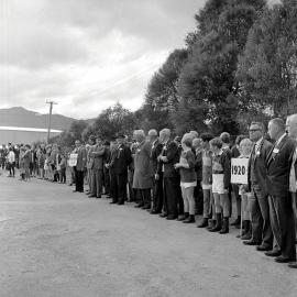 Upper Hutt Rugby Club jubilee parade  1; groups from tail of procession. [P1-3015-5405]