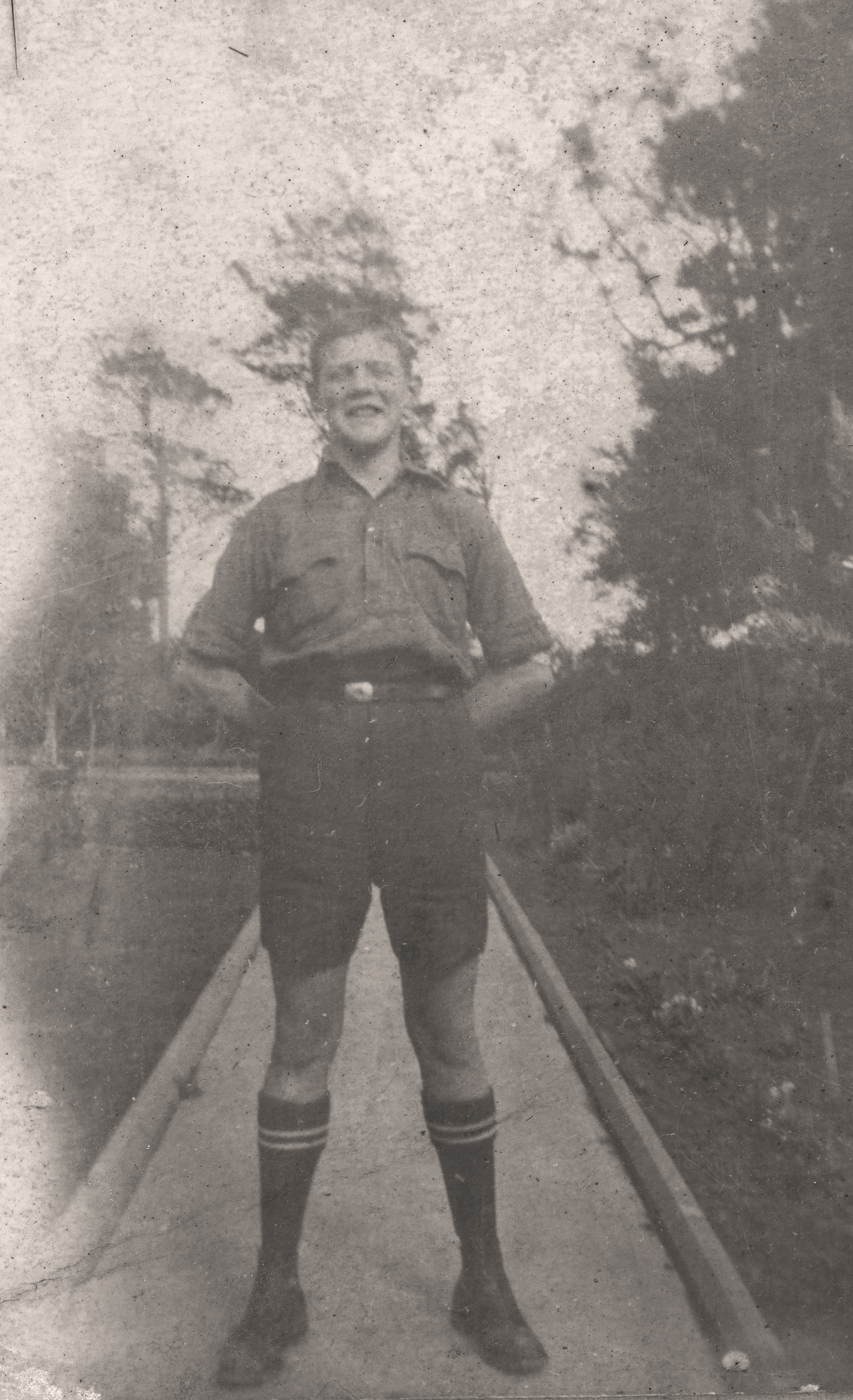 Campbell Family Photograph; Harman Campbell in School Uniform; ca 1920s