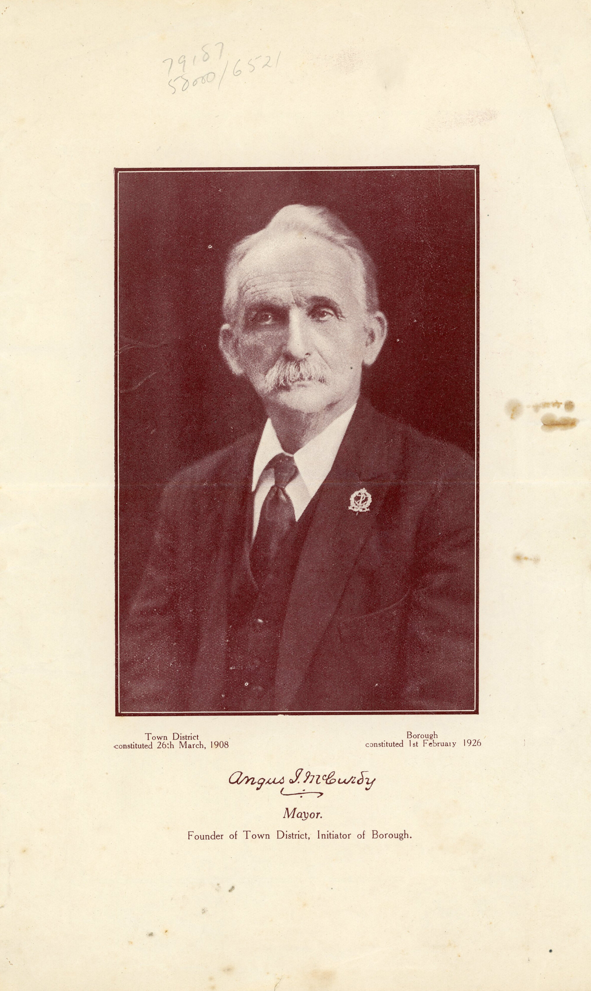 Angus McCurdy Advertising Pamphlet, ca 1926