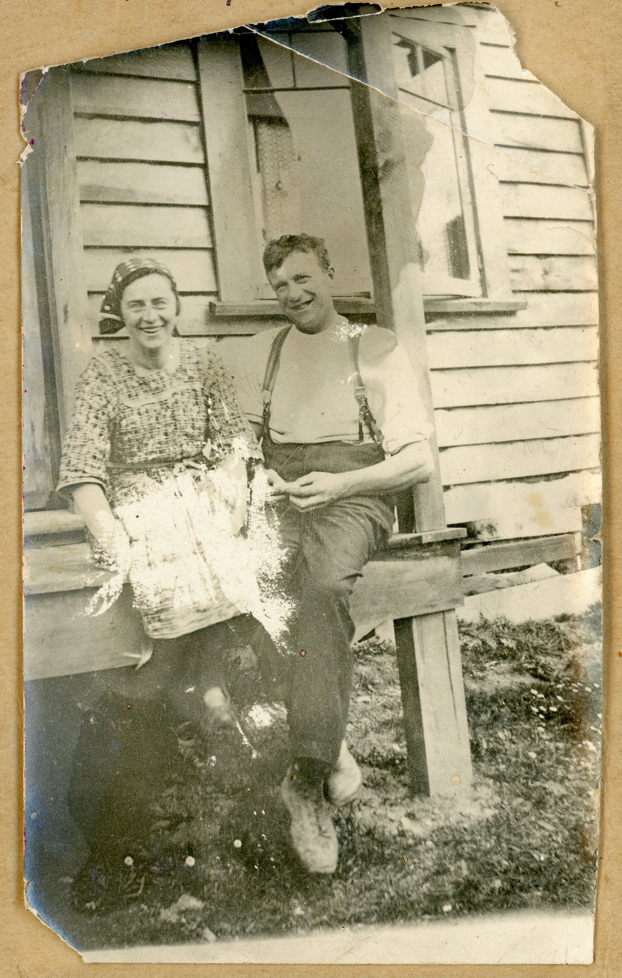 Campbell Family Photograph; Tot and Bob Campbell; ca 1920s
