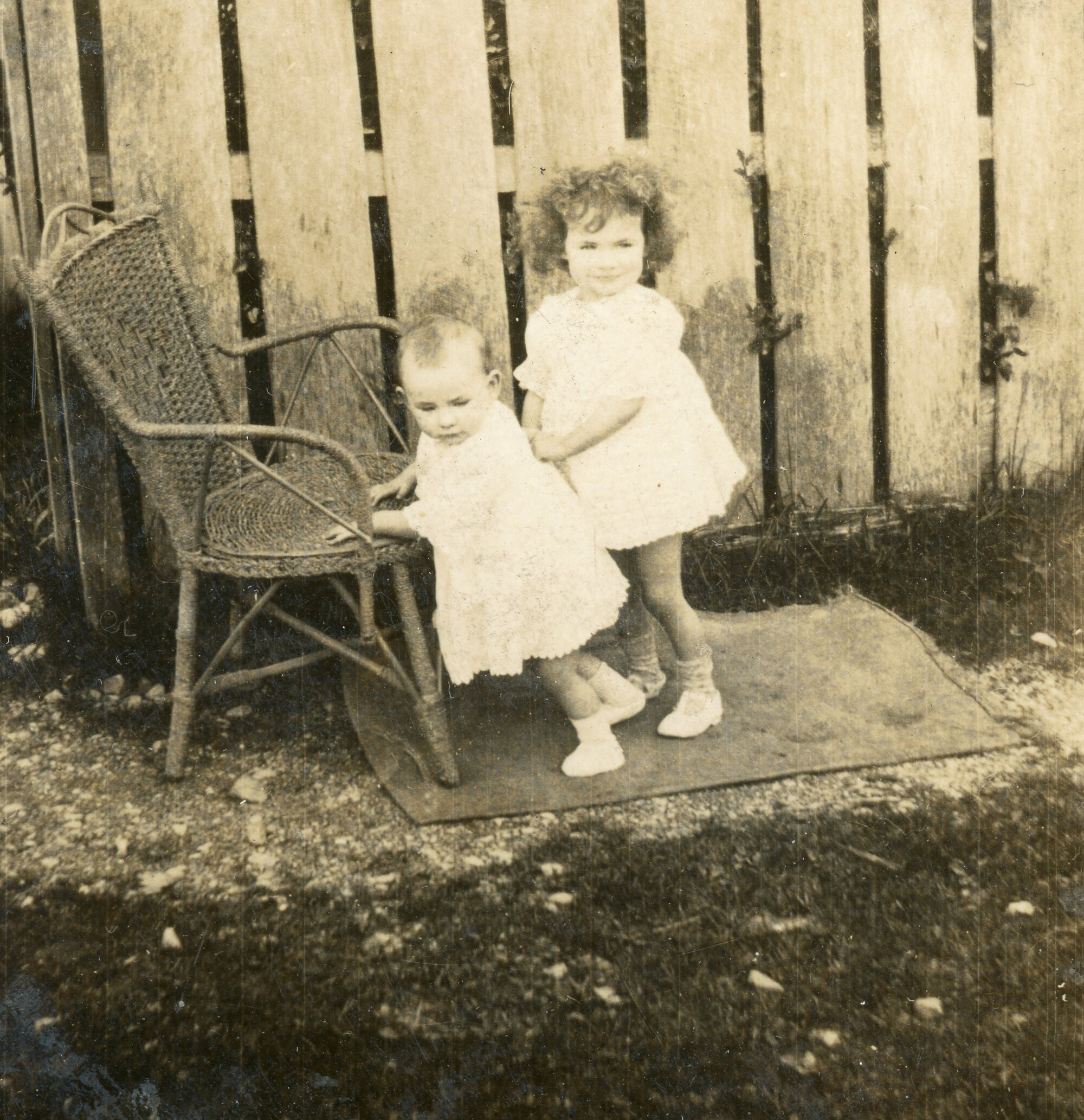 Campbell Family Photograph; June and Bette Campbell; ca 1920s