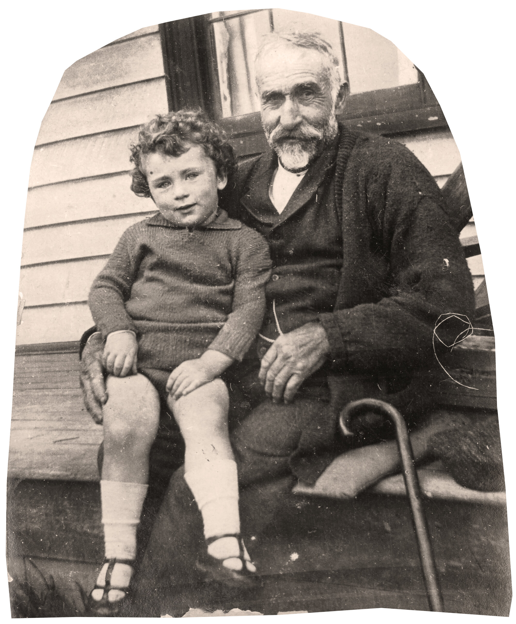 Campbell Family Photograph; Grandad McKendry and Mac Campbell; ca 1920s