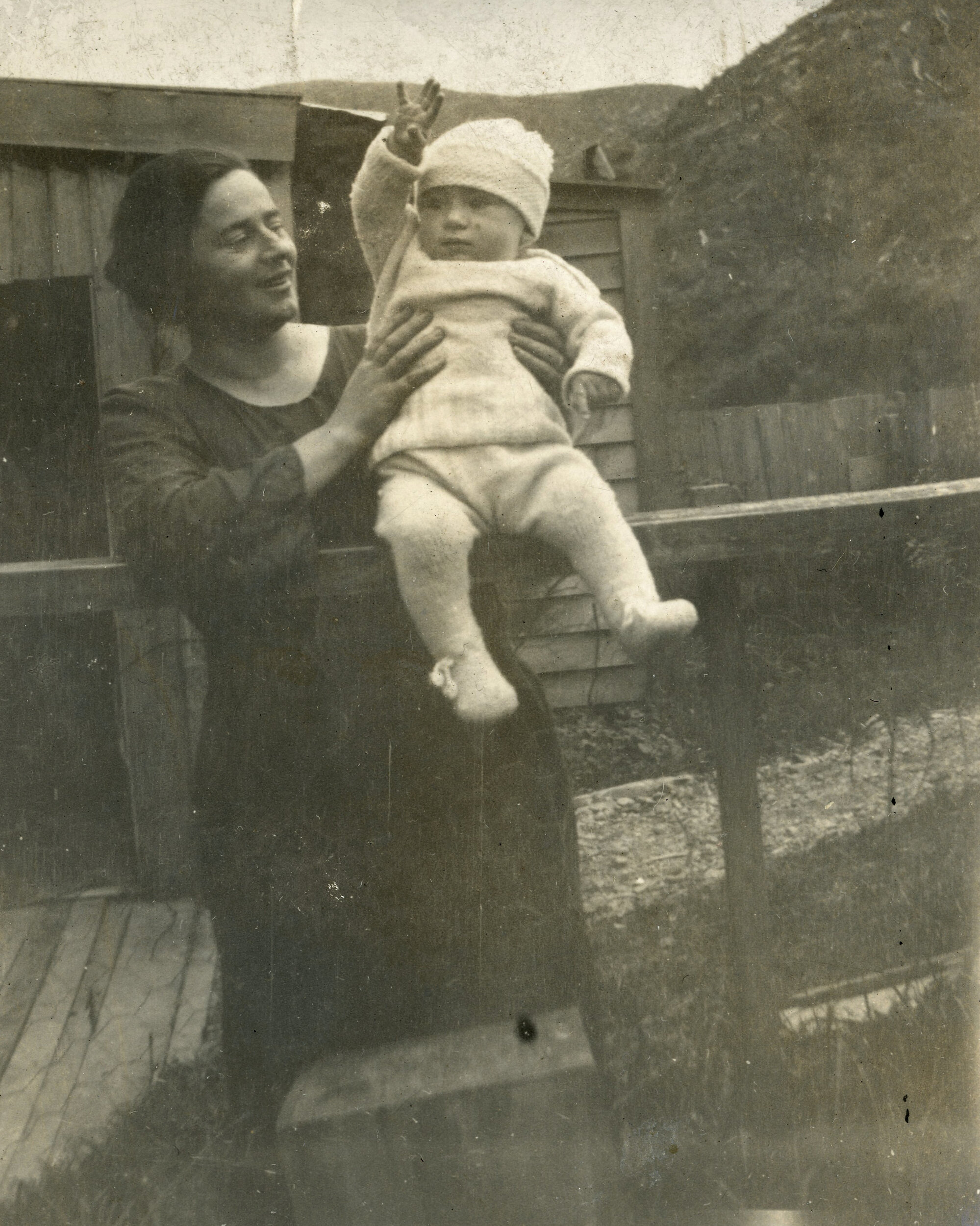 Campbell Family Photograph; Tot Campbell with Mac; ca 1920s