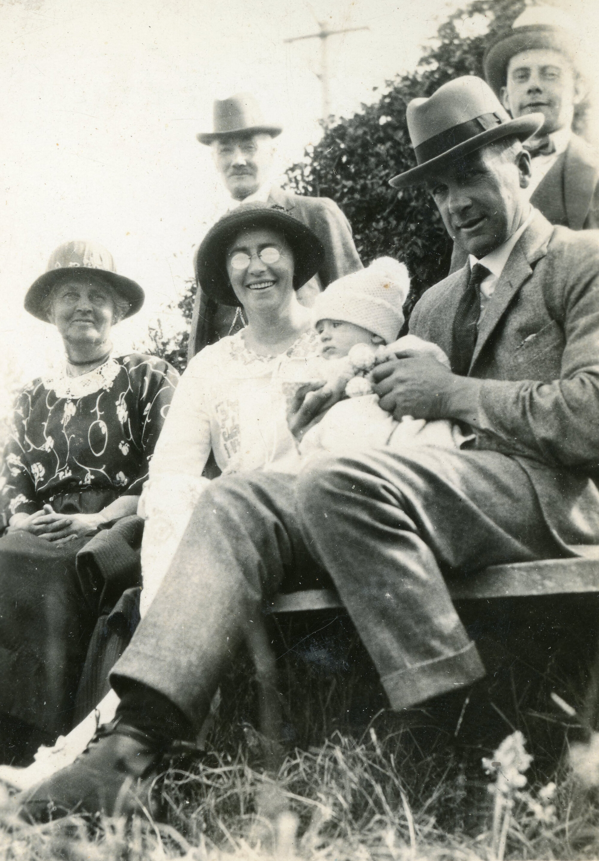 Campbell Family Photograph; Tot, Bob and Mac Campbell.ca 1920s
