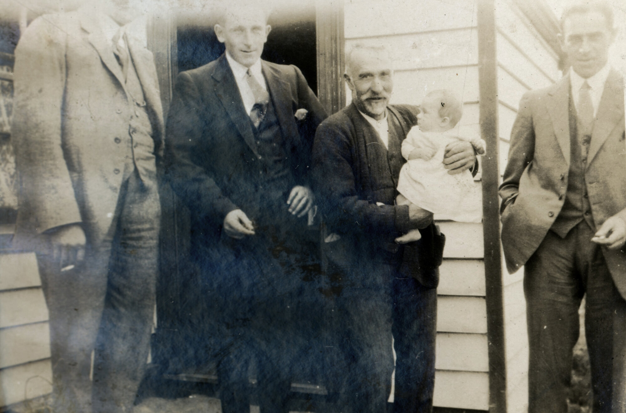 Campbell Family Photograph; Mac Campbell with Family; ca 1920s