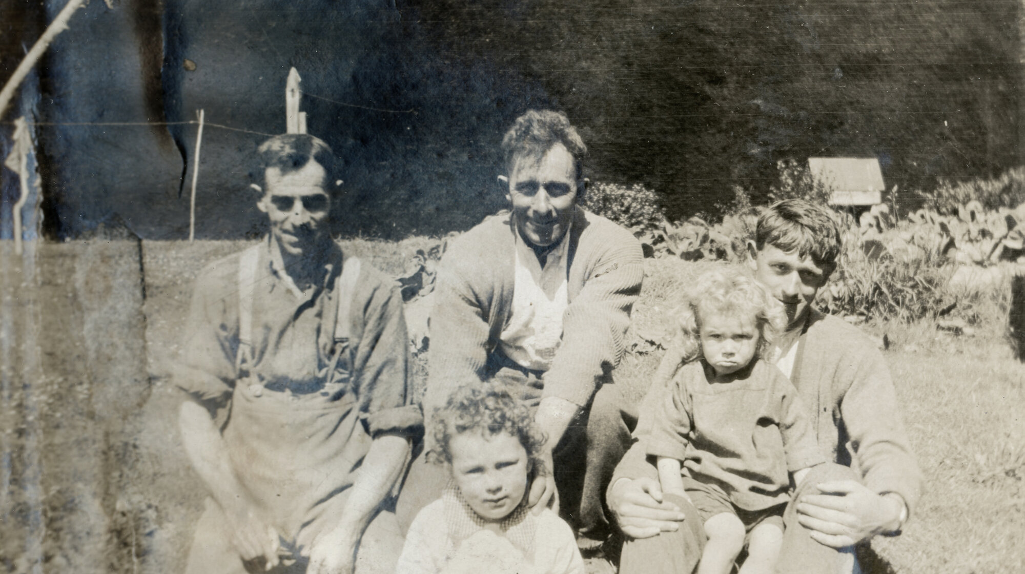 Campbell Family Photograph; Bob, Mac, Jack and June Campbell; ca 1920s