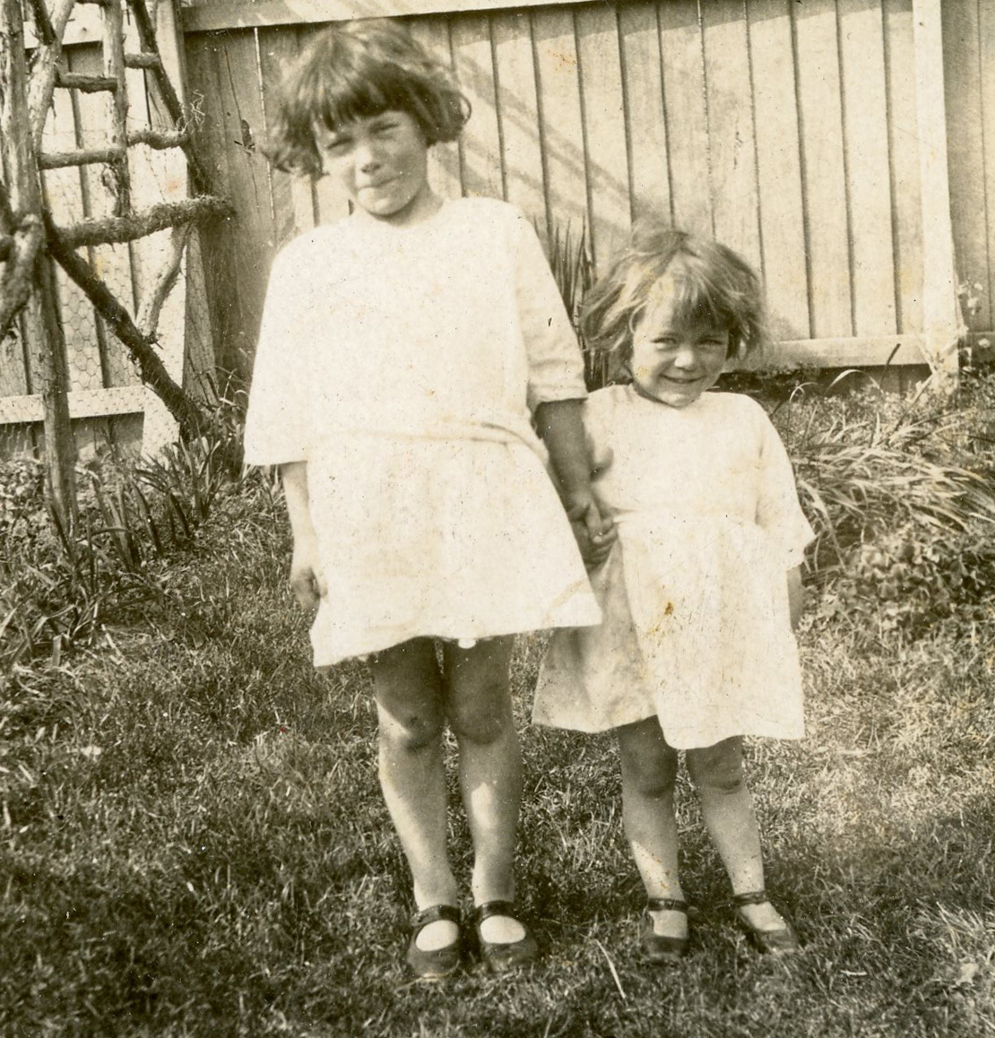 Campbell Family Photograph; Bette and June Campbell; ca 1920s