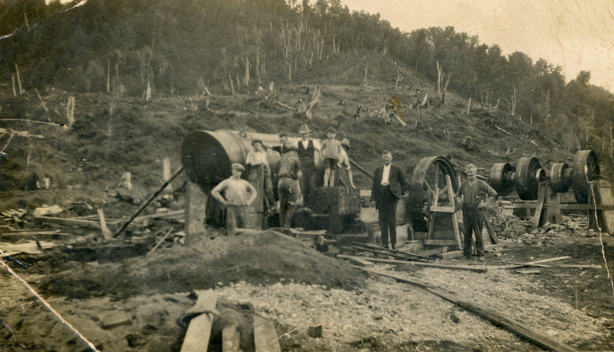 Campbell Family Photographs; Sawmill; ca 1920s