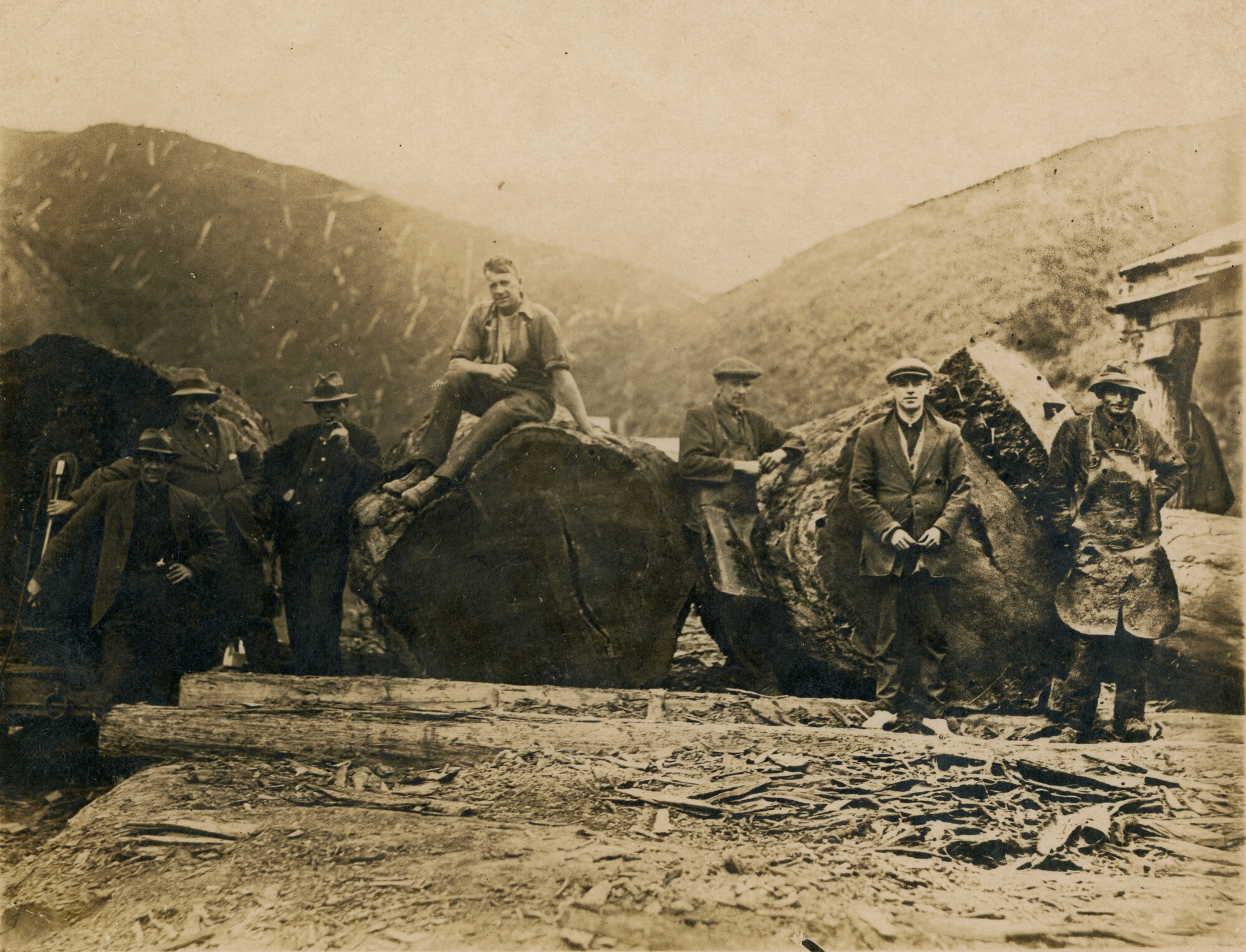 Campbell Family Photographs; Sawmill; ca 1920s