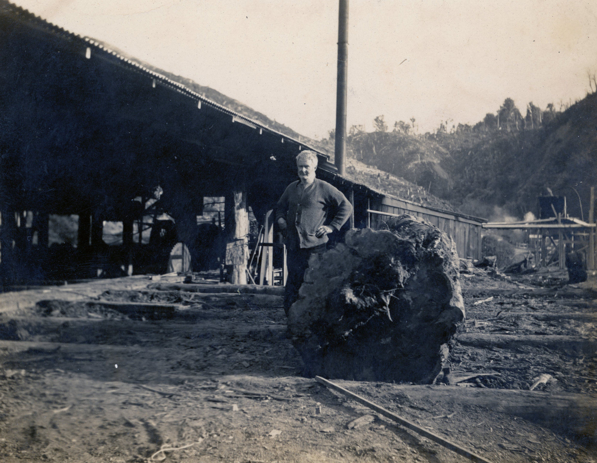 Campbell Family Photographs; Sawmill; ca 1920s