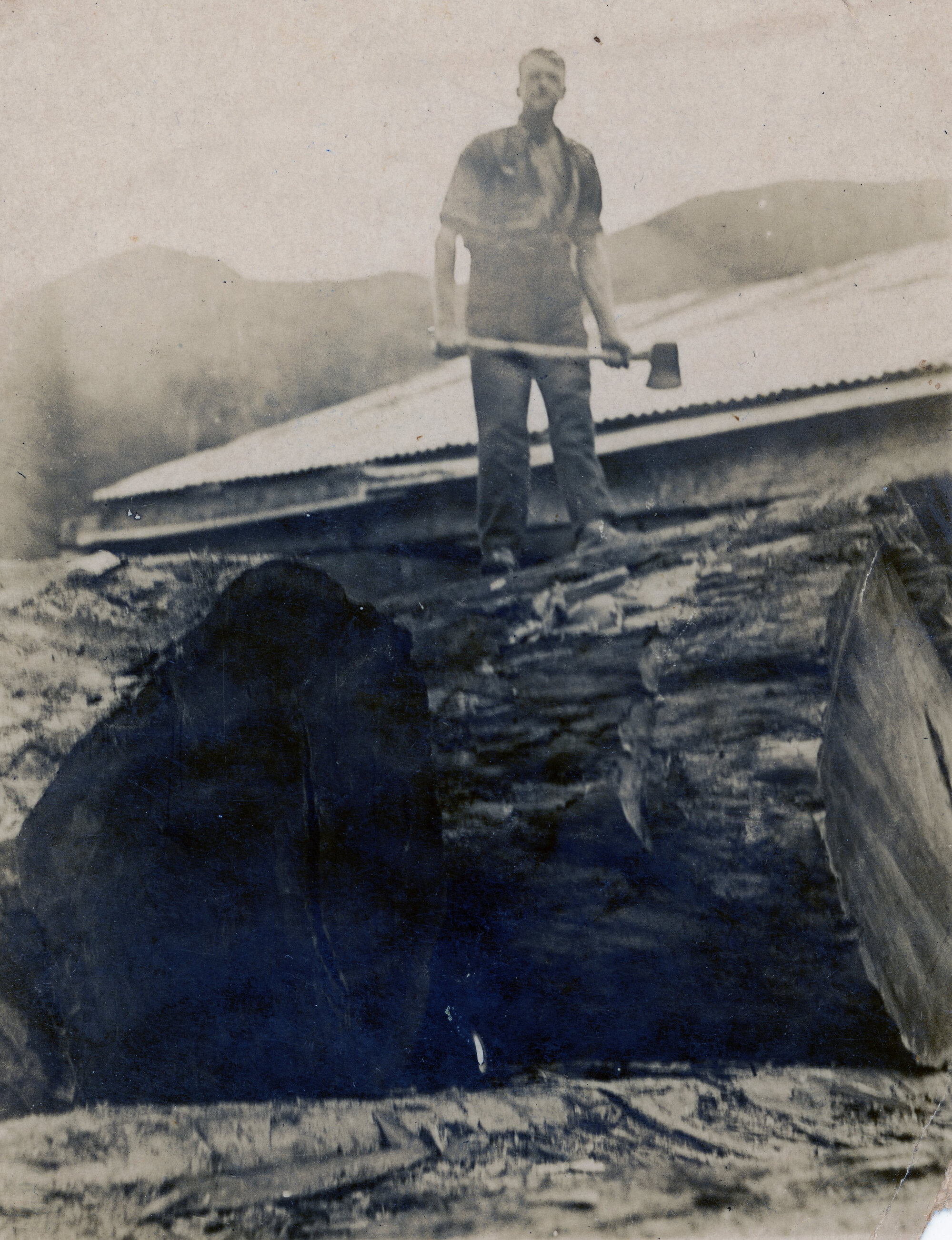 Campbell Family Photographs; Sawmill; ca 1920s