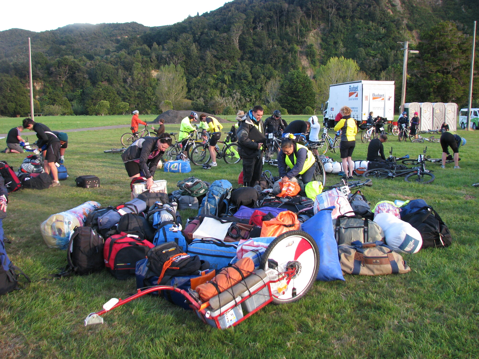 RaboDirect Big Coast 2011, Participant Luggage