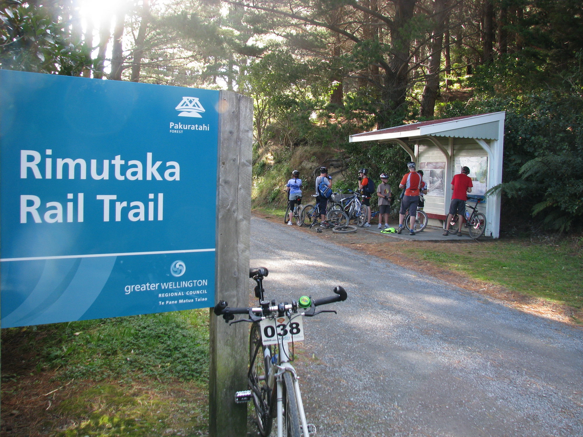 RaboDirect Big Coast, 2011, Start of the Remutaka Rail Trail