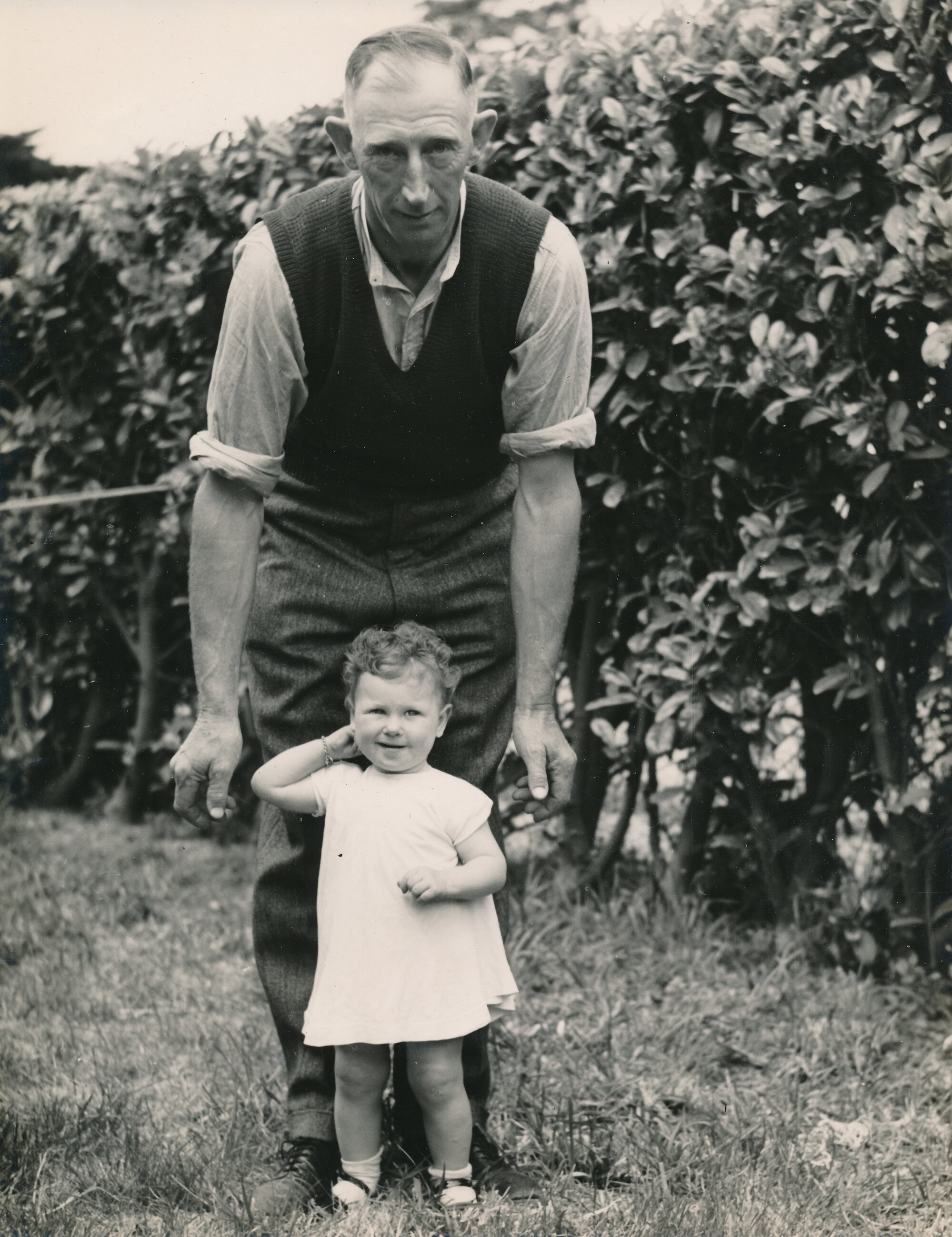Kenneth Geange with daughter Helen