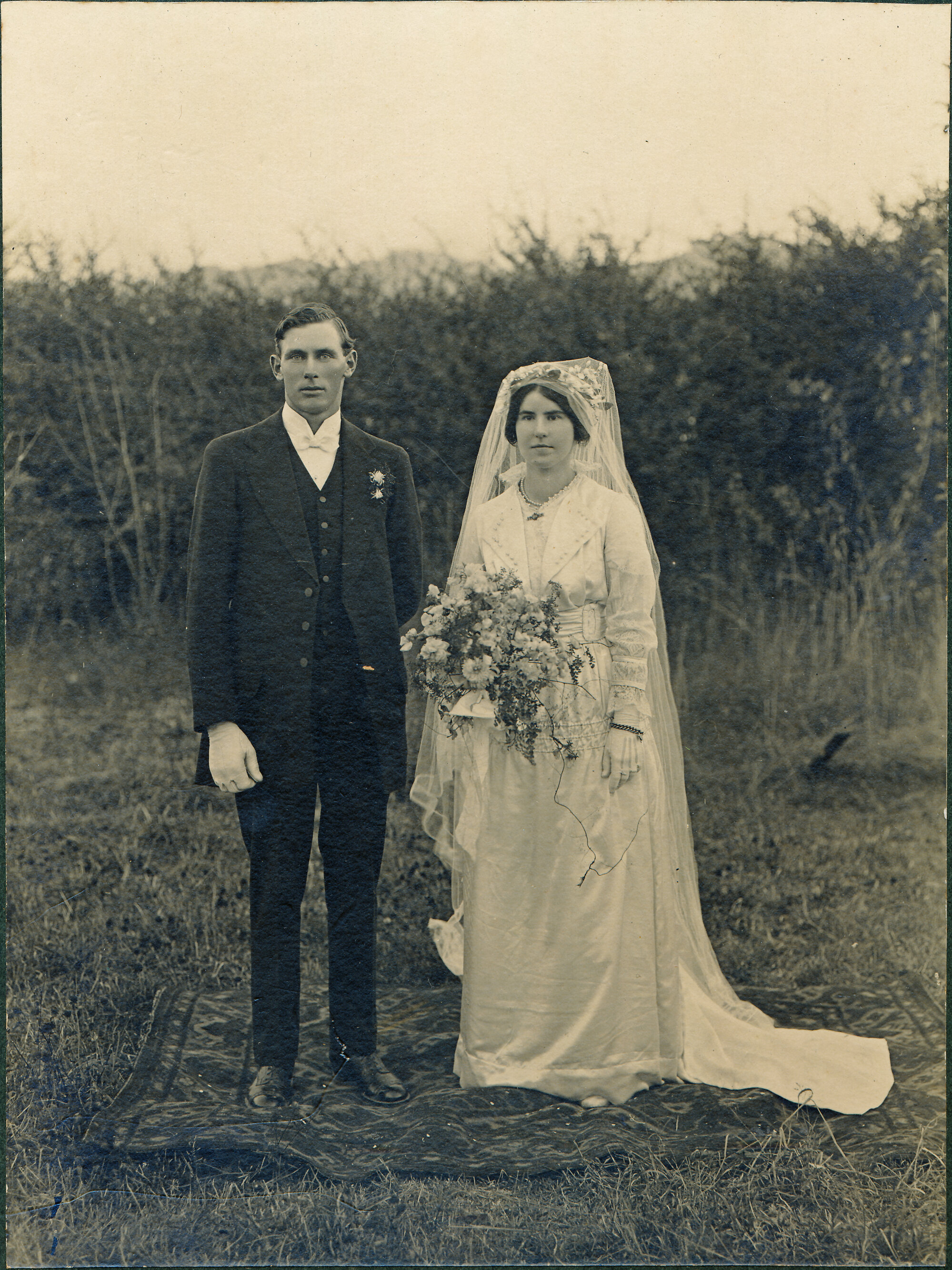Ernest Russell and Isobel Greig wedding