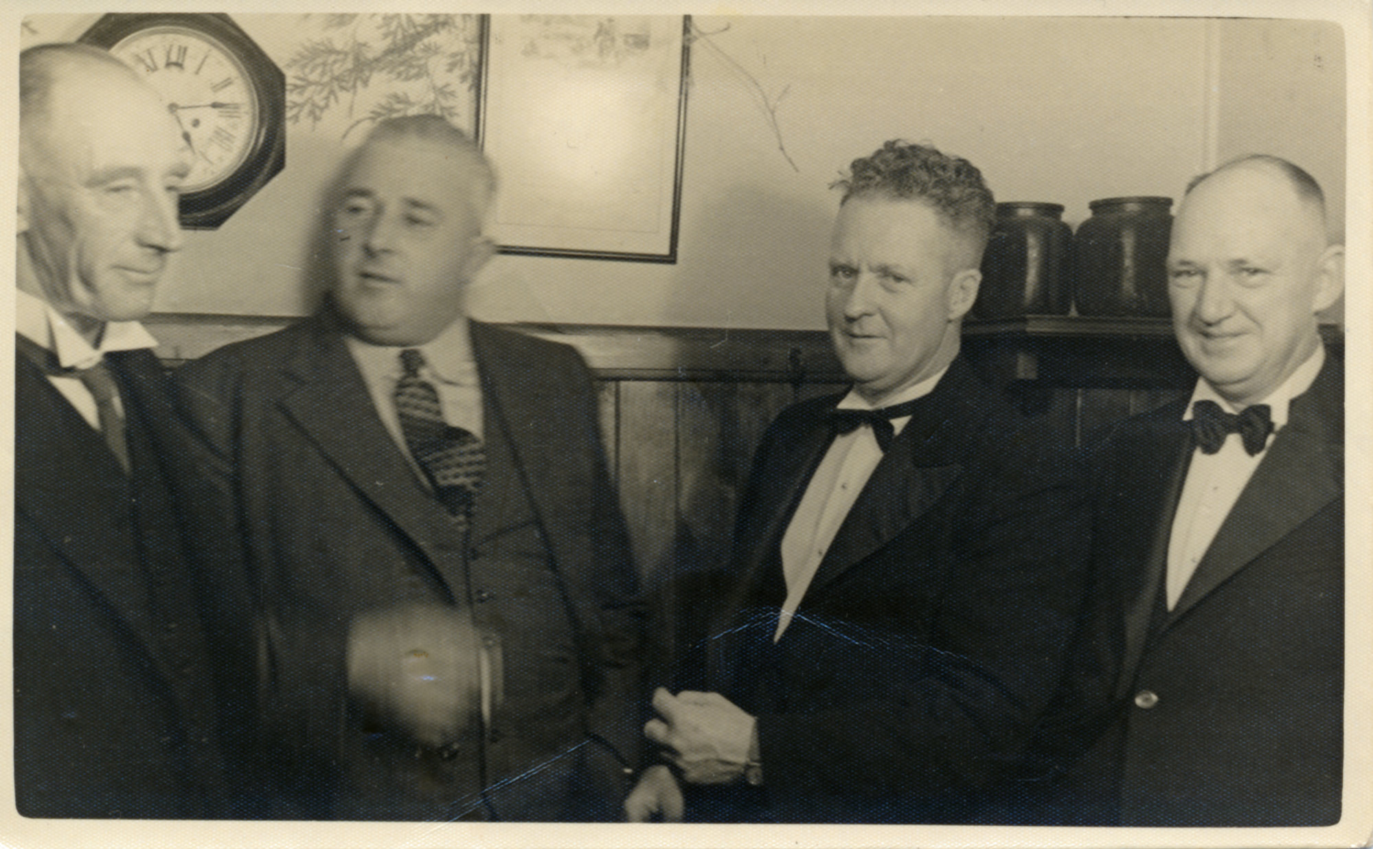 Ken Geange, Burt Wilmshurst and Cleary Smith