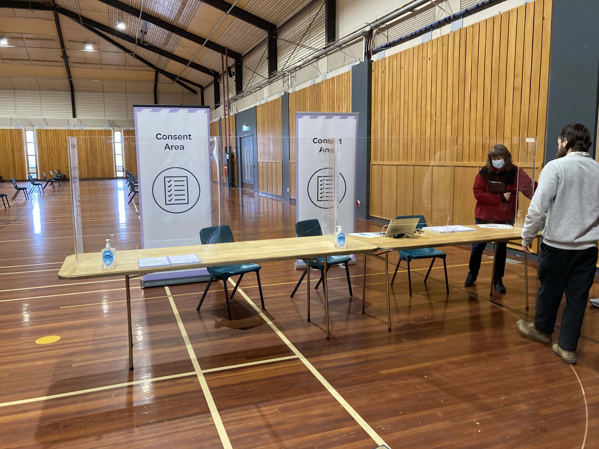 Setting Up Community Vaccination Clinic; Covid 19; August 2021