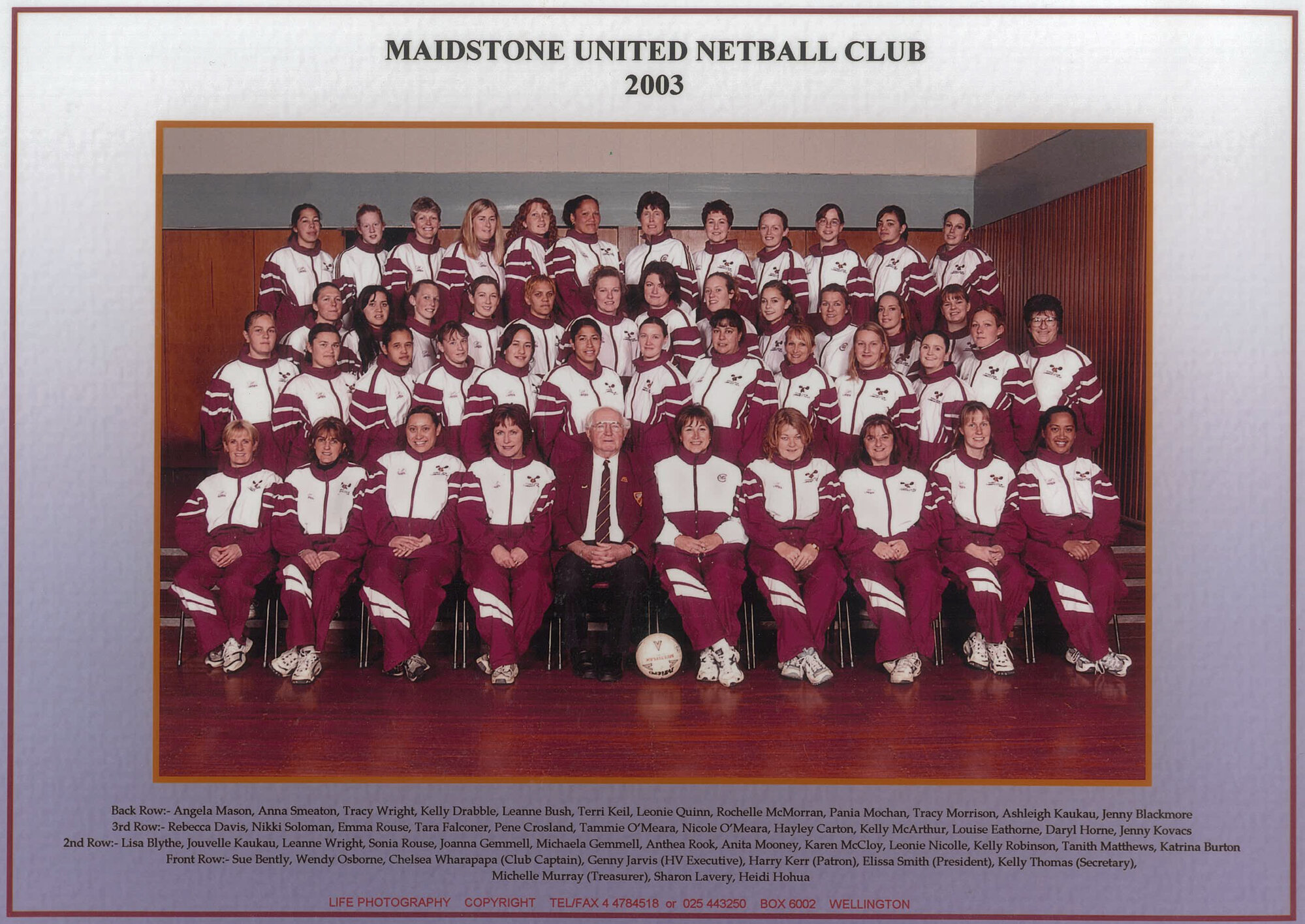 Maidstone United Netball Club; 2003