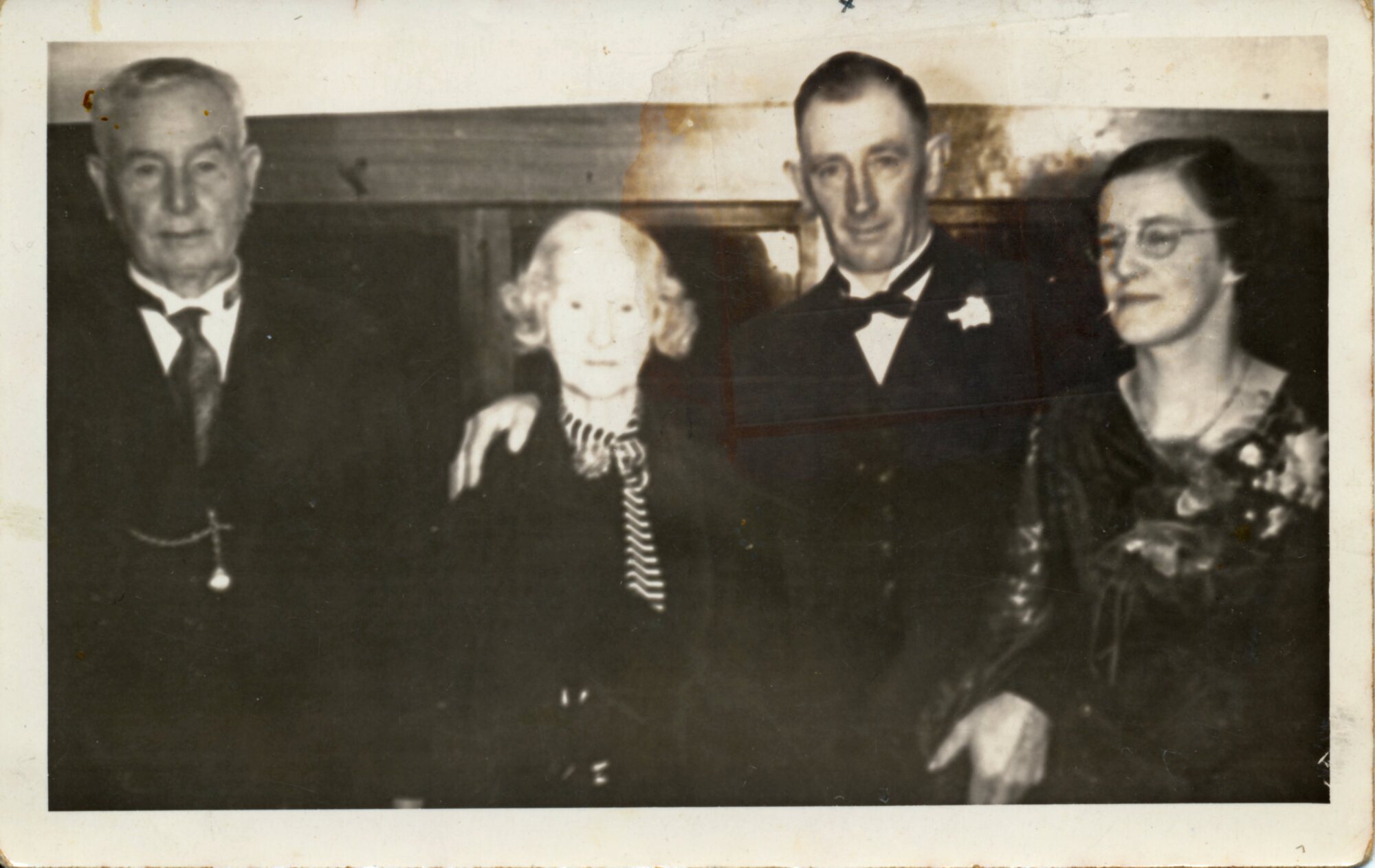 William and Ellen Grieg with Ken and Margaret Julia Geange