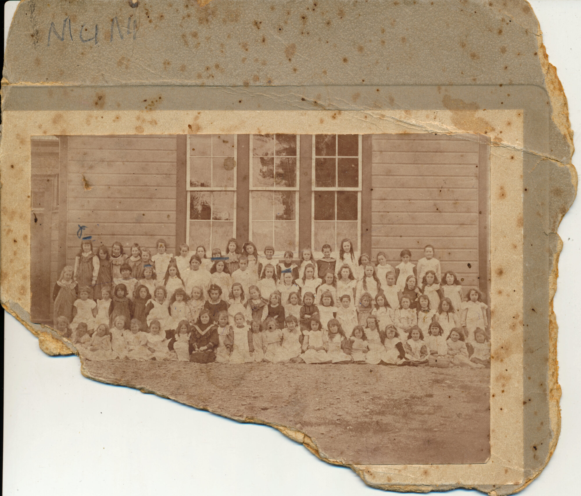 School photograph outside the School Building