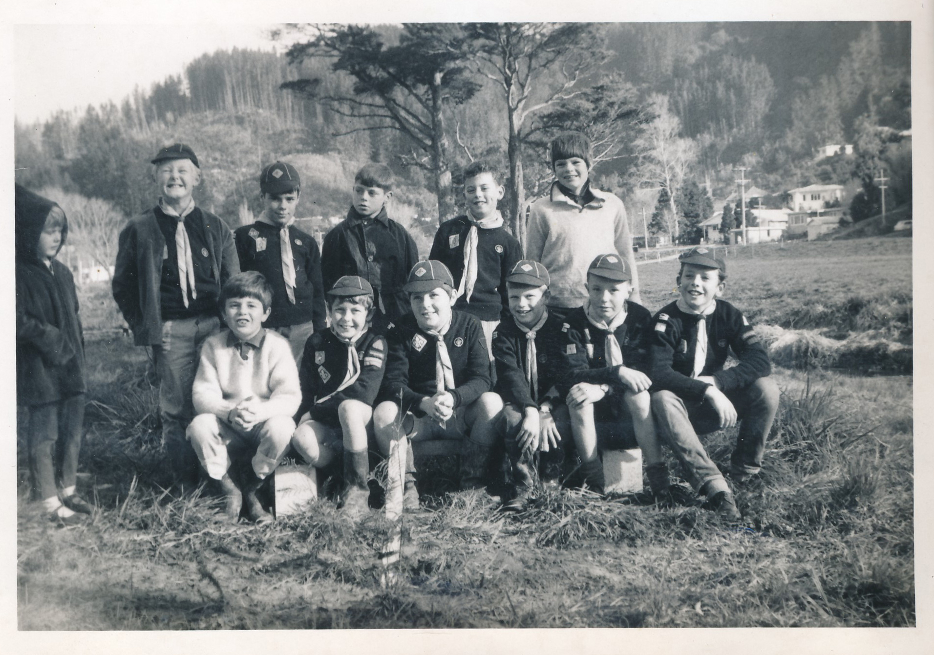 Boy Scouts; Radiata Cub Pack; Conservation Week Tree Planting; 1970