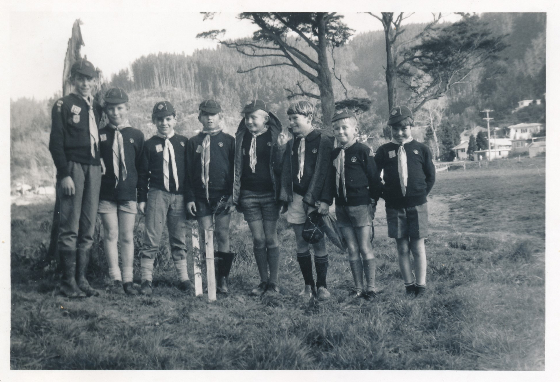 Boy Scouts; Radiata Cub Pack; Conservation Week Tree Planting; 1970