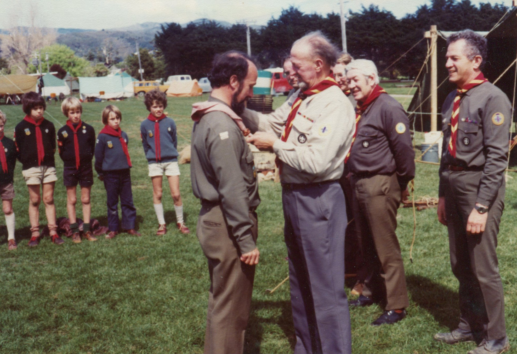 District Scout Camp at Trentham Memorial Park; 1978