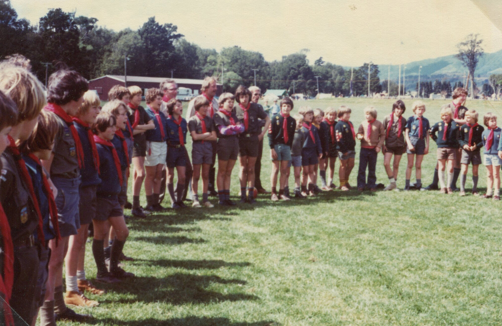 District Scout Camp at Trentham Memorial Park; 1978