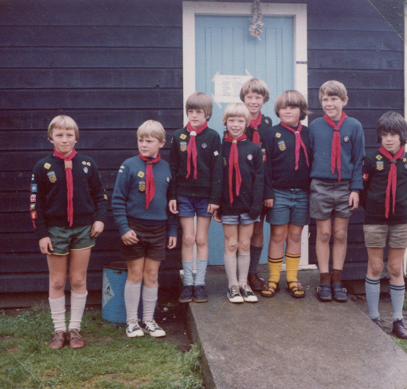 Radiata and Pinus Cub Pack; Camp; 1978