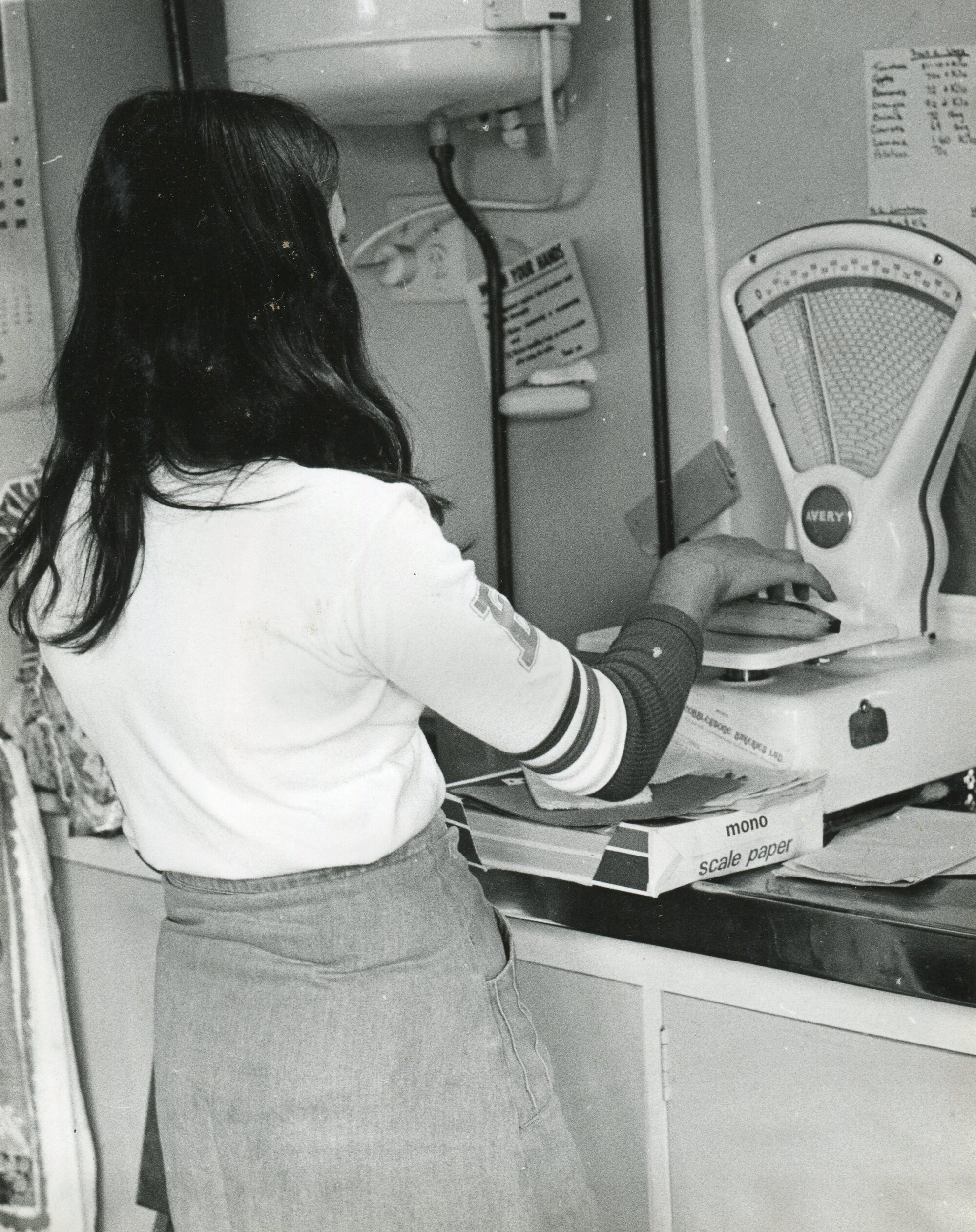 Pinedale Dairy; Mrs Miller; ca 1970s