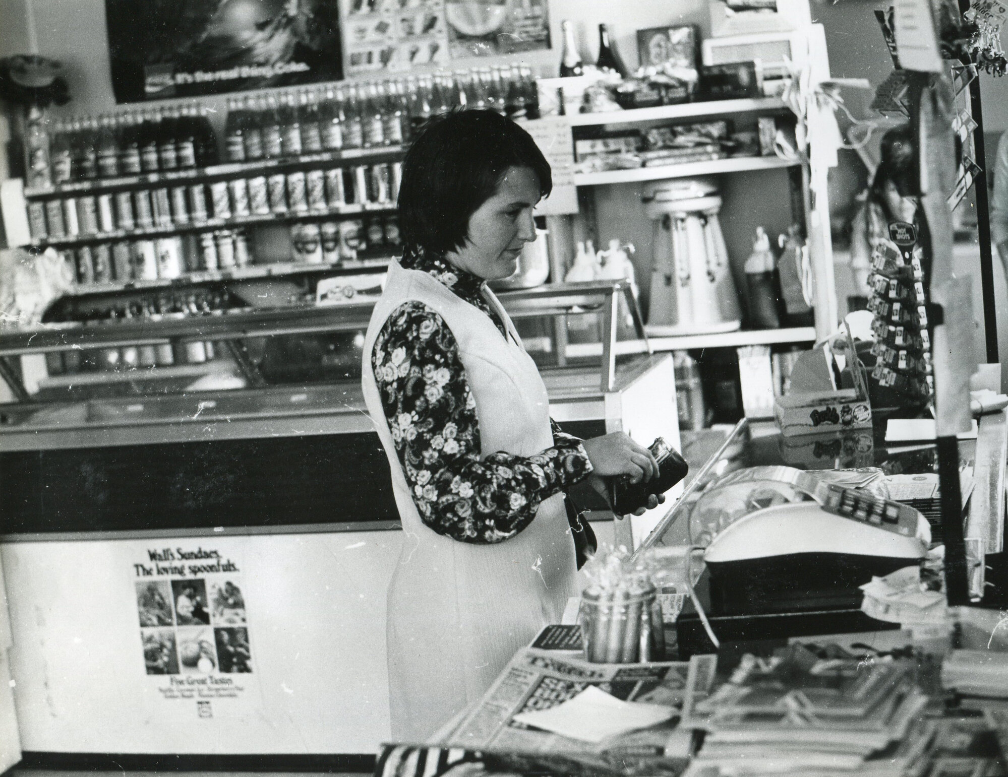 Pinedale Dairy; Mrs Campbell; ca 1970s