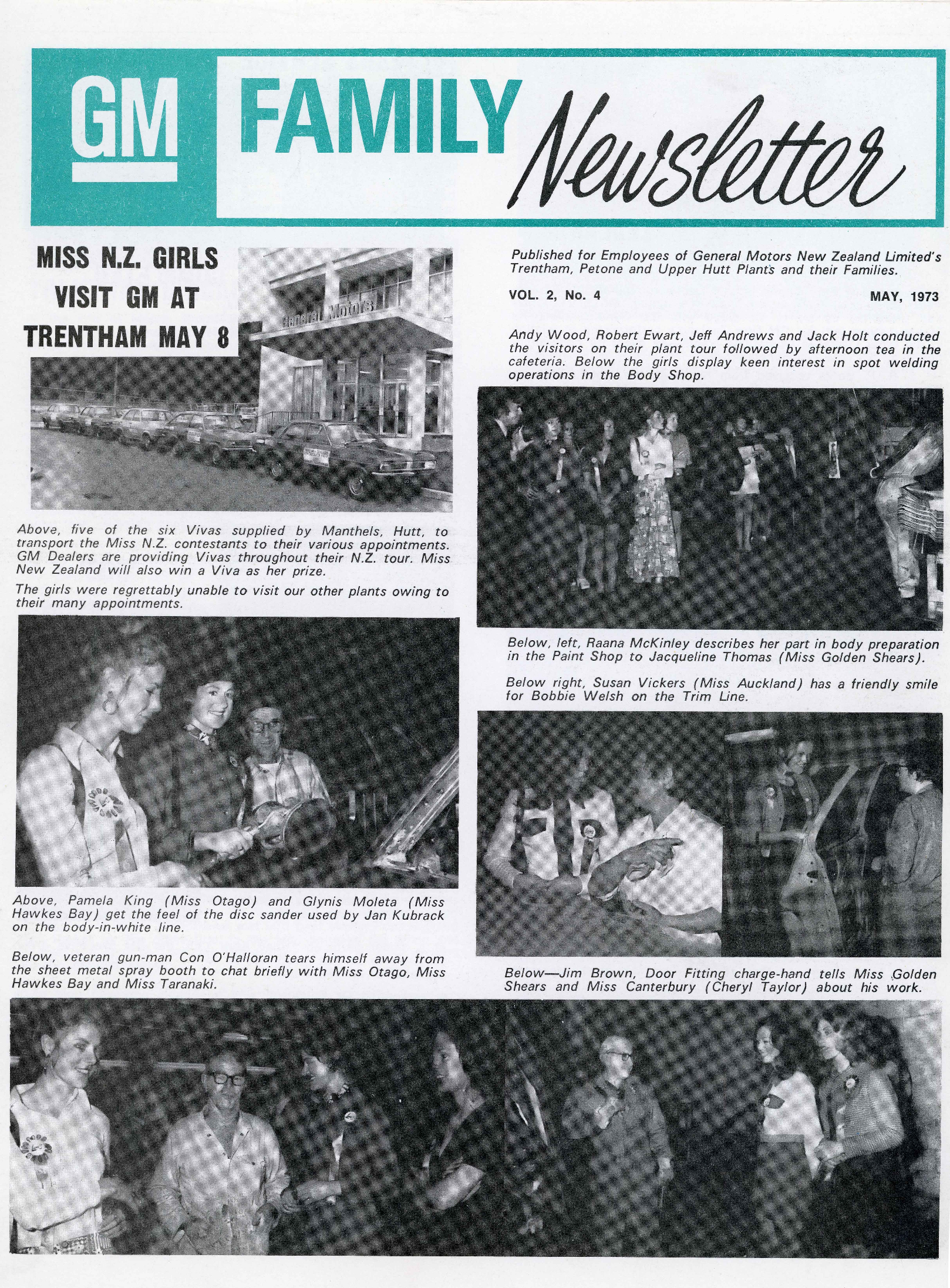General Motors Family Newsletter; Vol 2, No.4; 1973