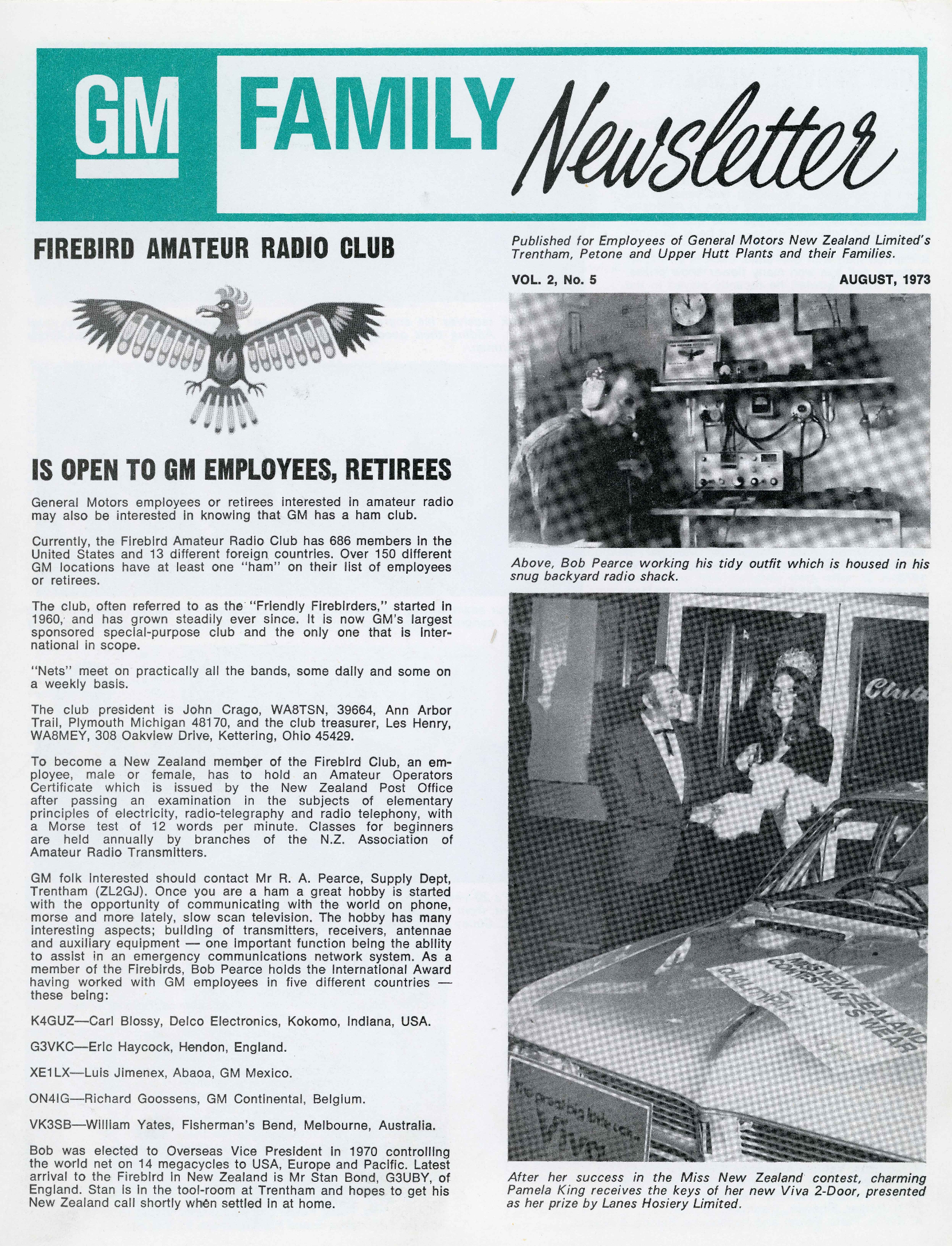 General Motors Family Newsletter; Vol 2, No.5; 1973