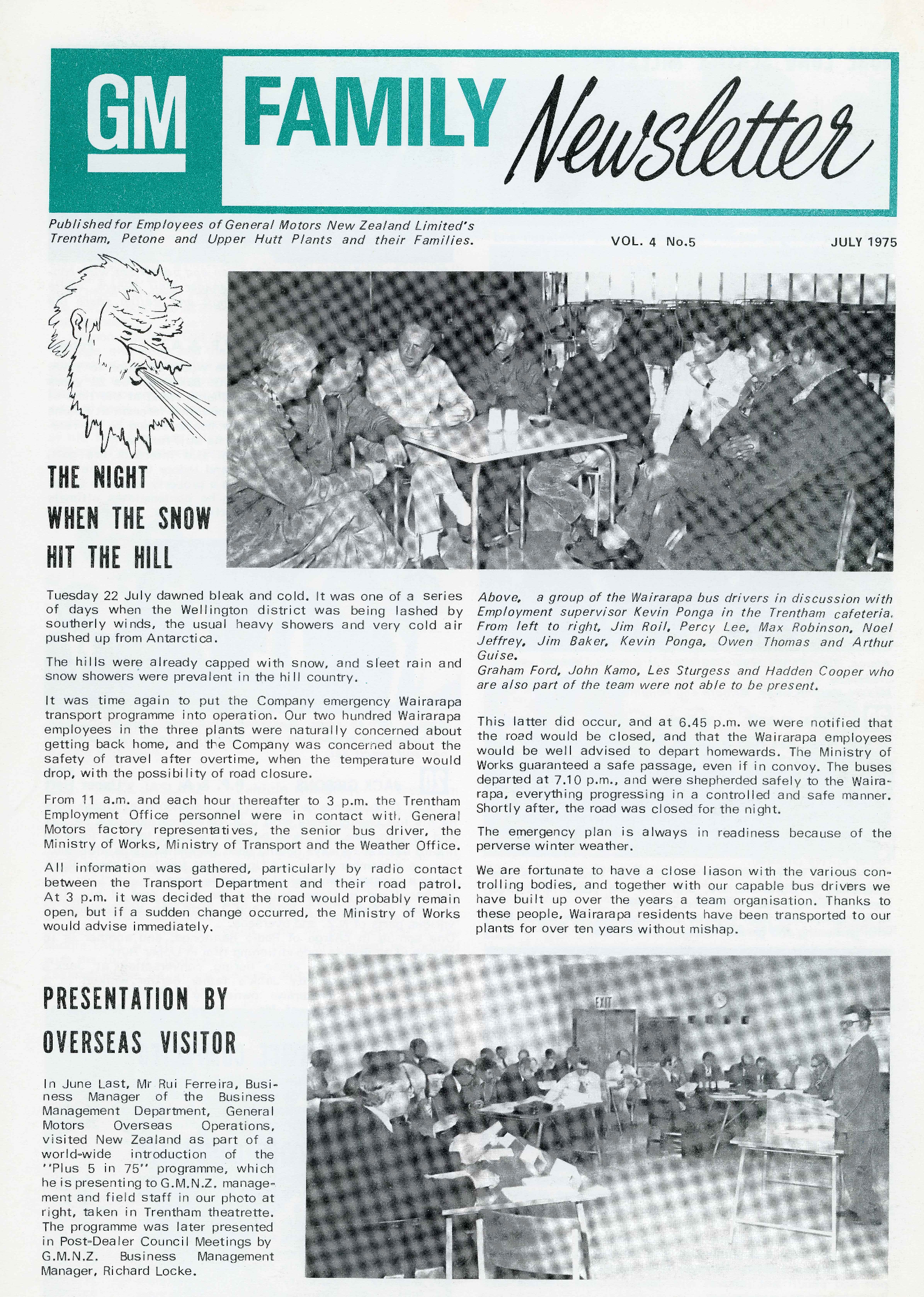 General Motors Family Newsletter; Vol 4, No.5; 1975