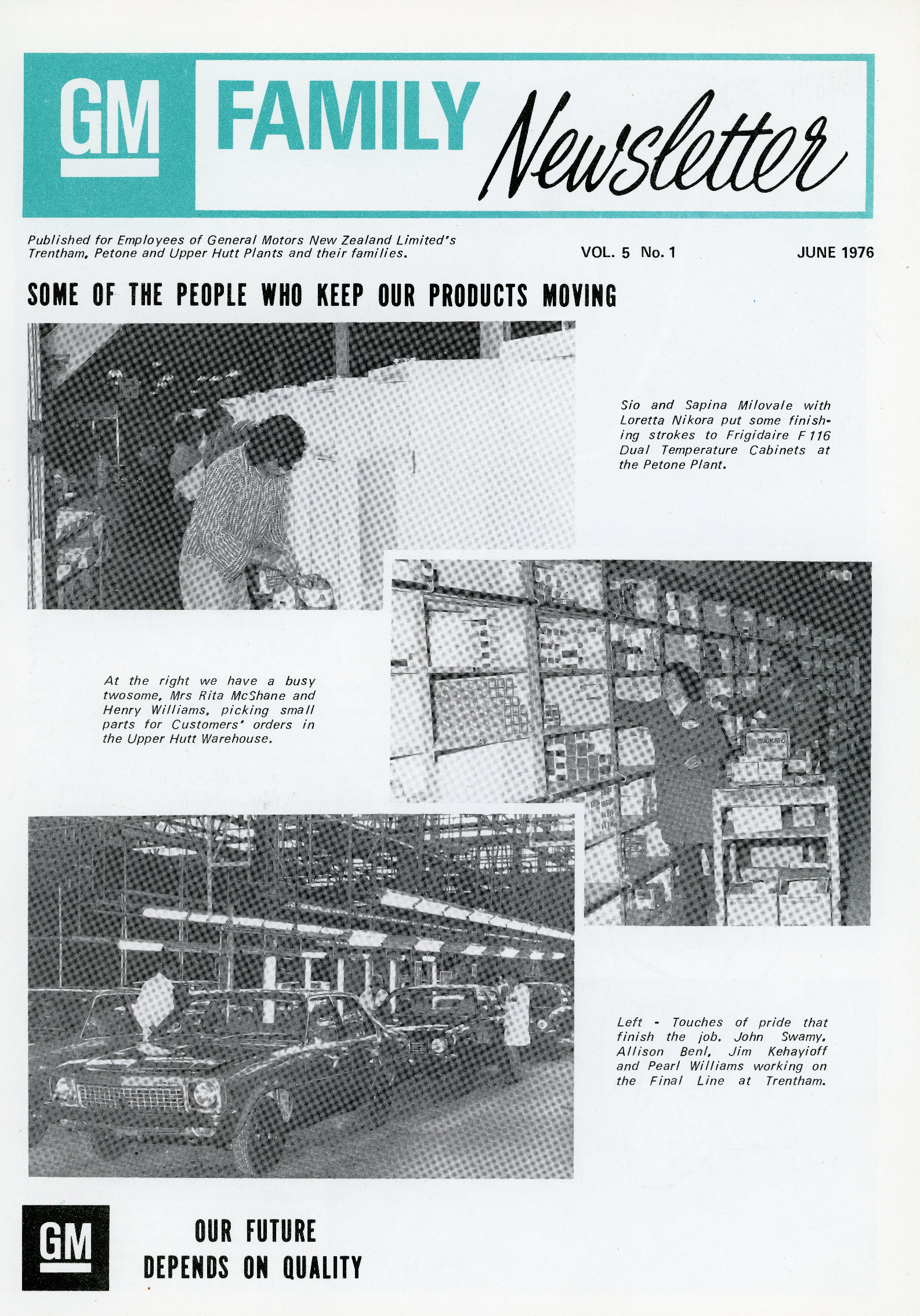 General Motors Family Newsletter; Vol 5, No.1; 1976