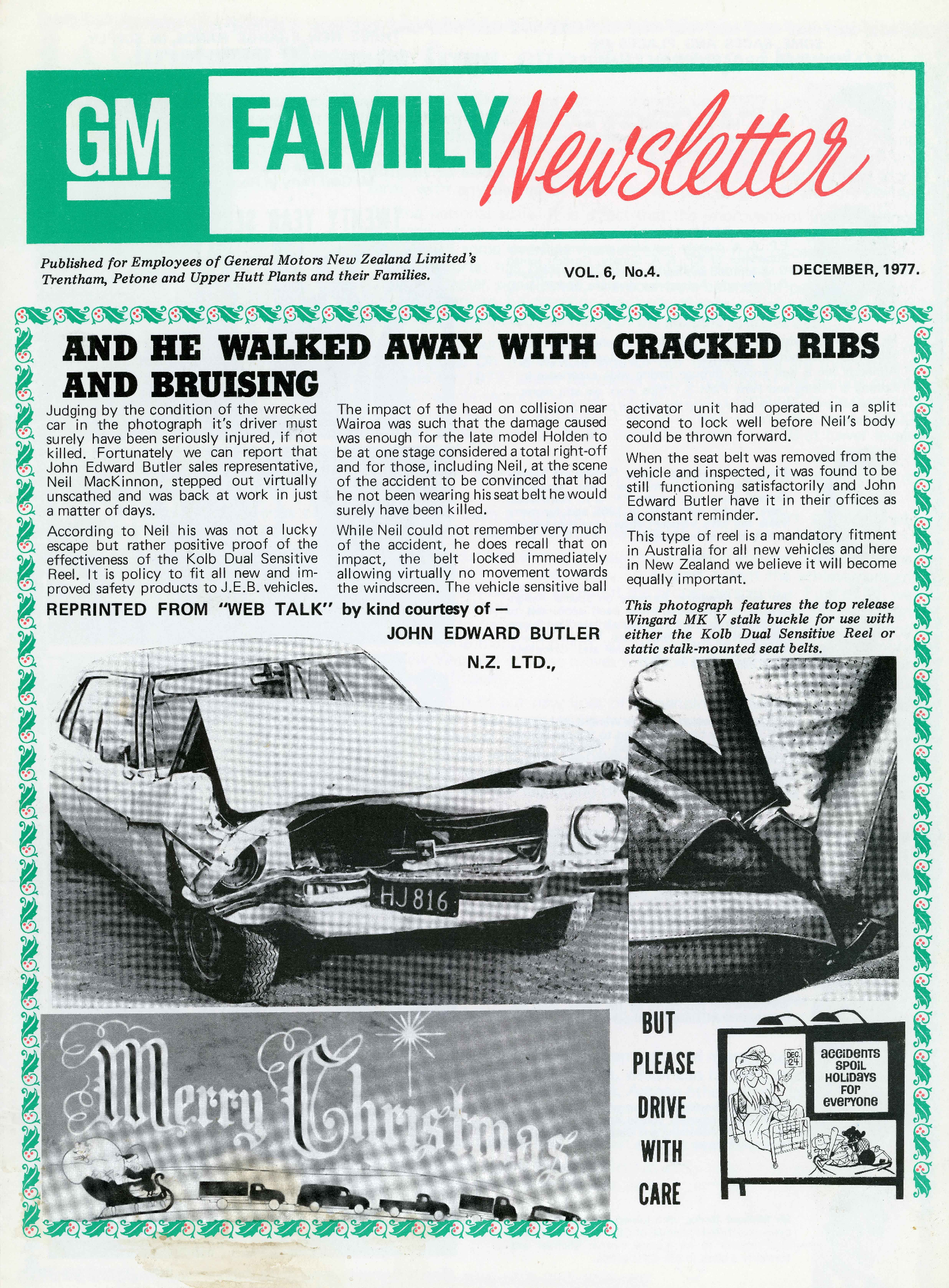 General Motors Family Newsletter; Vol 6, No.4; 1977