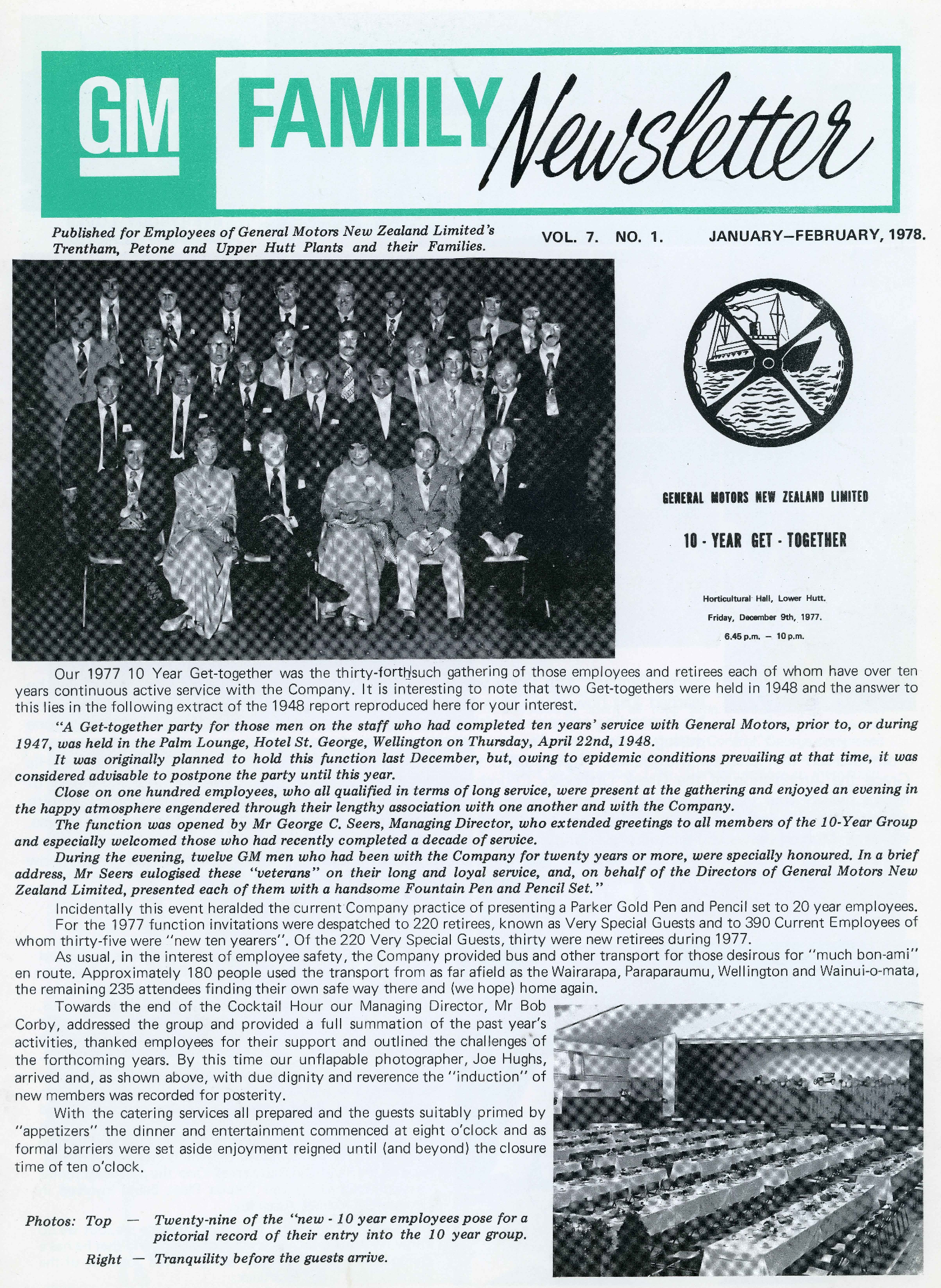 General Motors Family Newsletter; Vol 7, No.1; 1978