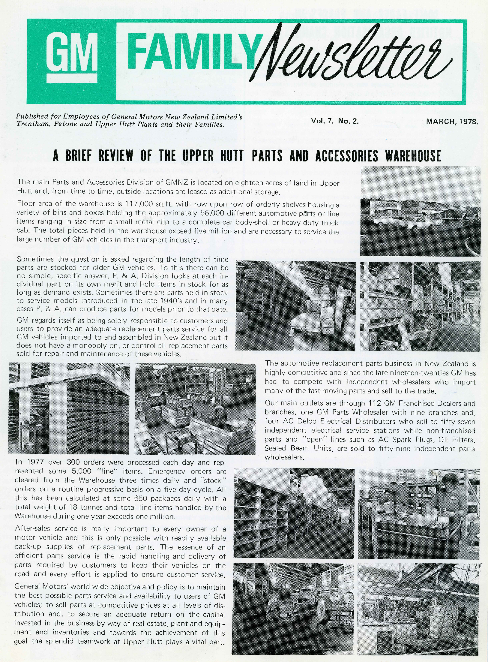 General Motors Family Newsletter; Vol 7, No.2; 1978
