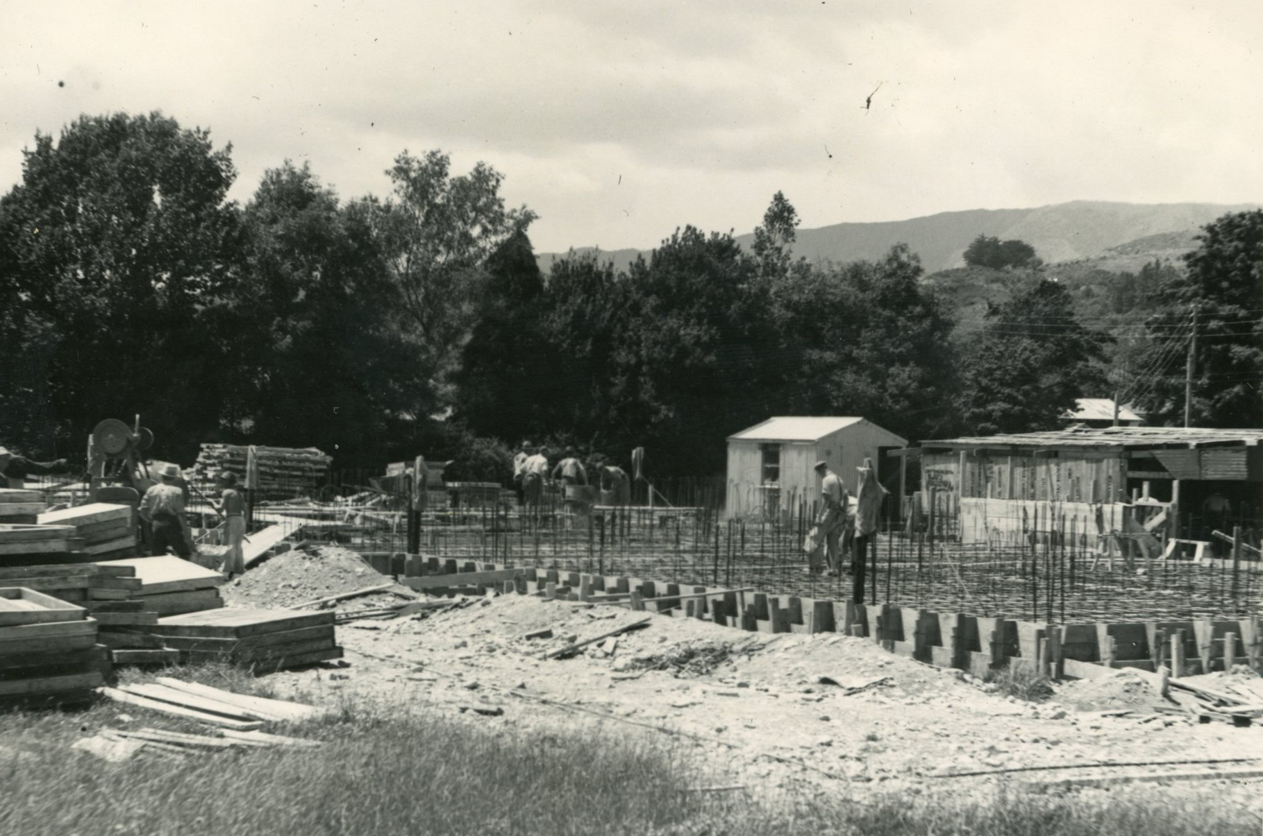 Wallaceville Animal Research Centre; Foundations for Boiler Room; Dec 1938 
