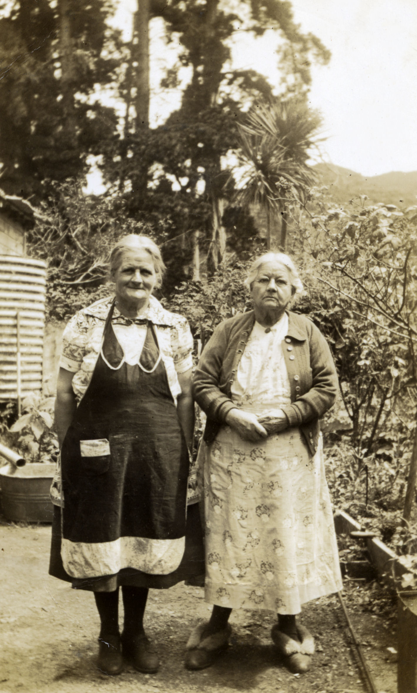 Flora and Mary Ann McCurdy; ca 1950s