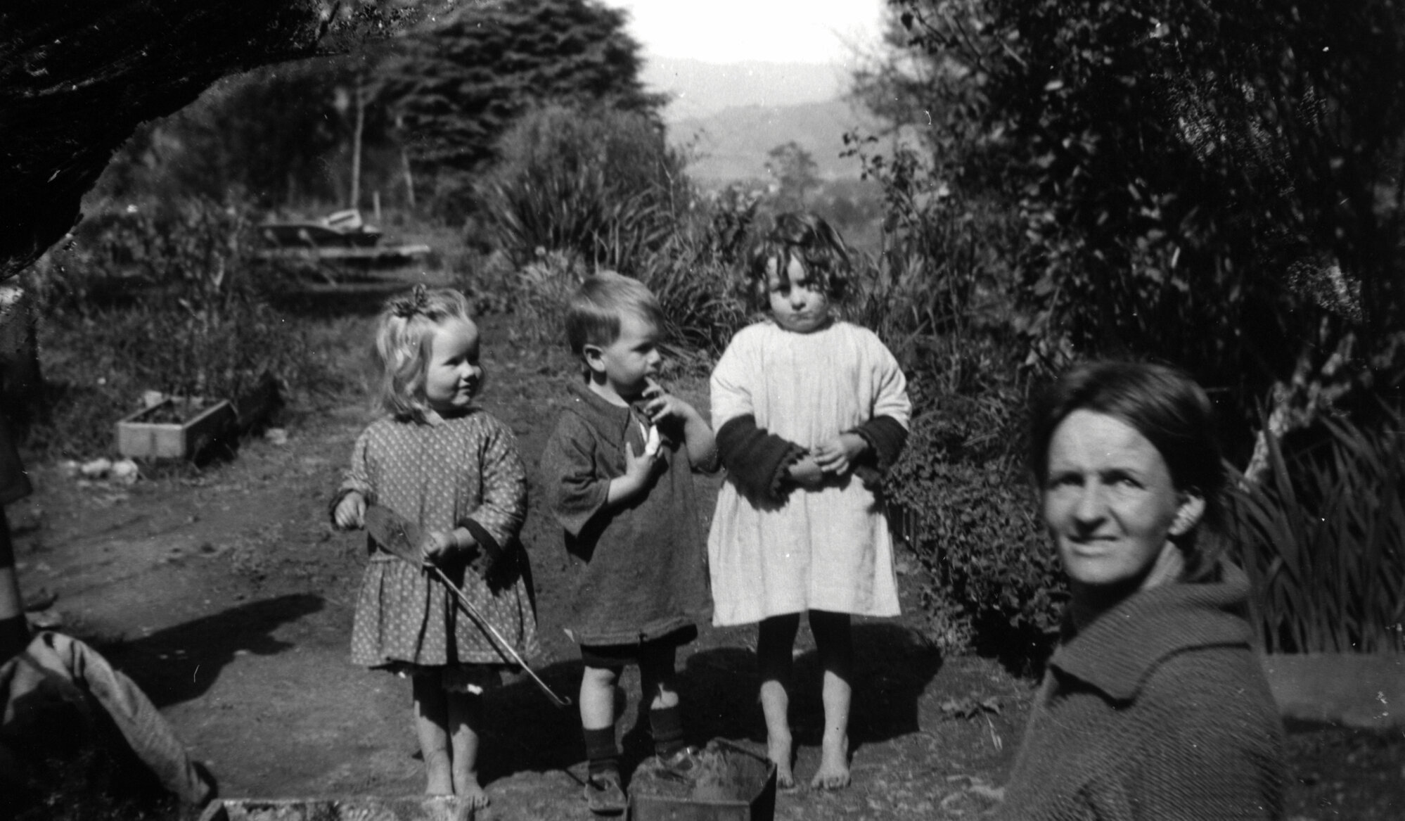 Flora, Jack and Mary Danahay; no date