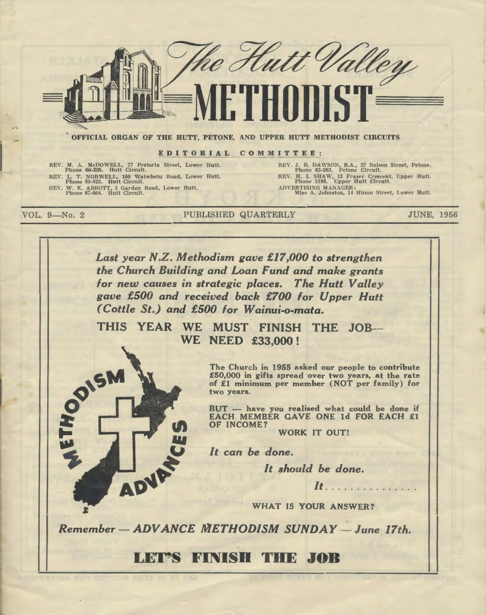 The Hutt Valley Methodist Vol 9 No 2