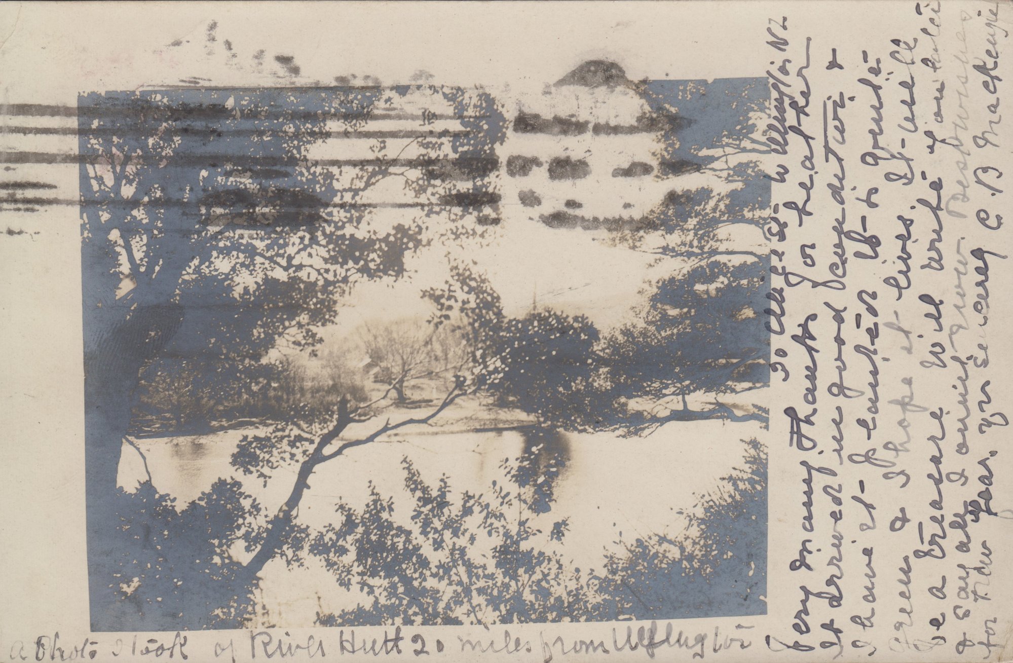 Postcard; Te Awa Kiarangi/Hutt River; No date
