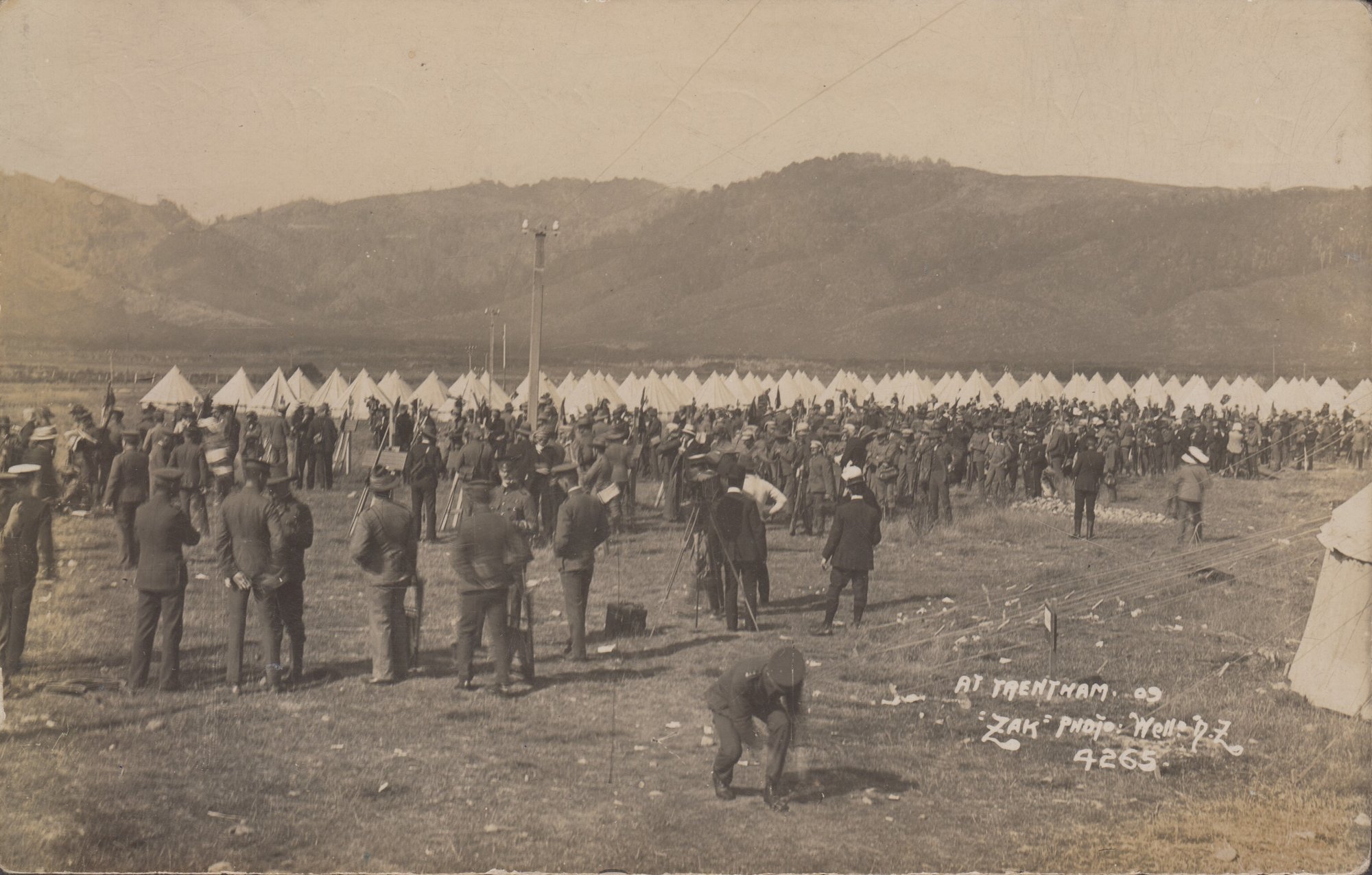 Trentham Rifle Range; 1909