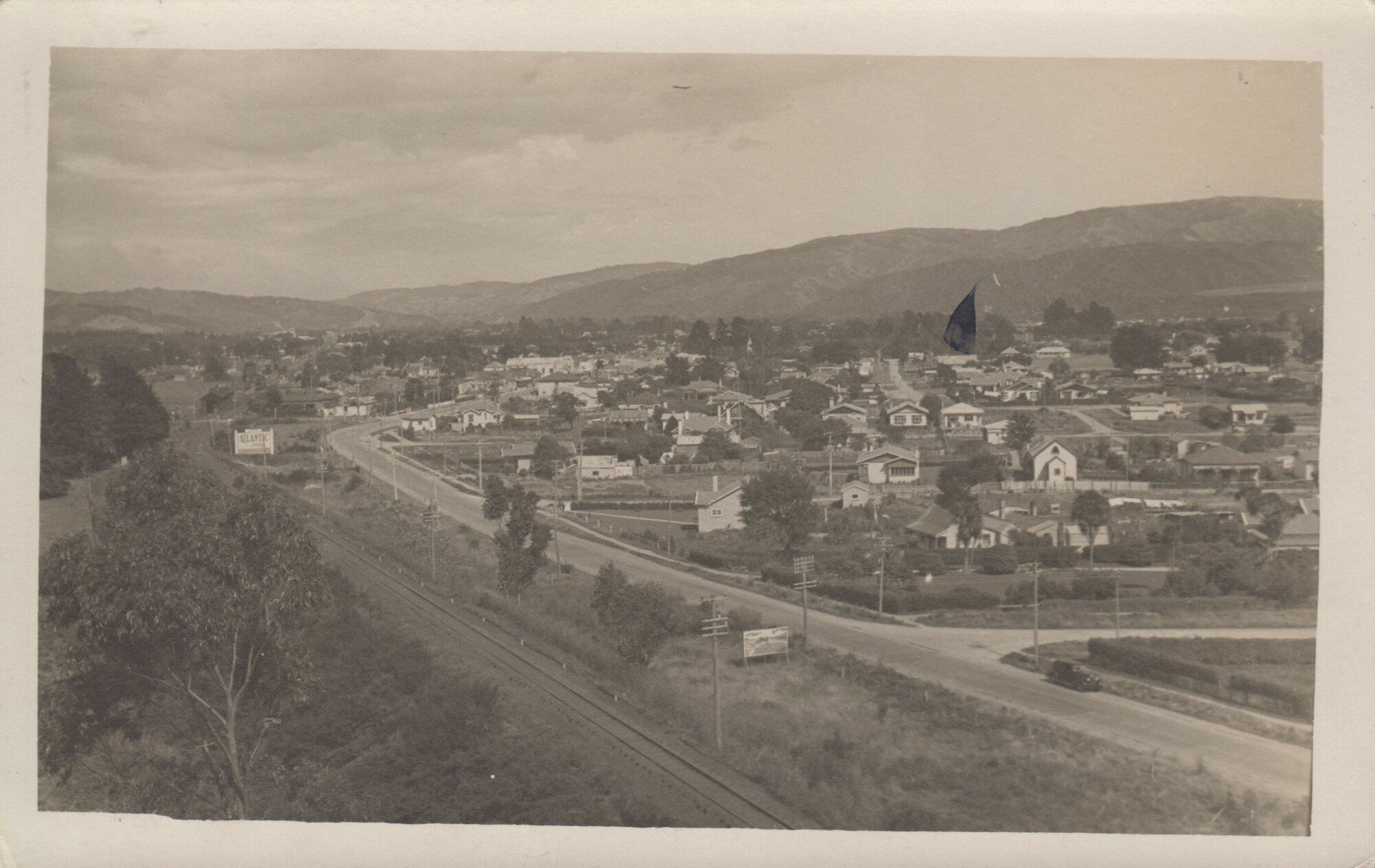View towards Central Upper Hutt; no date