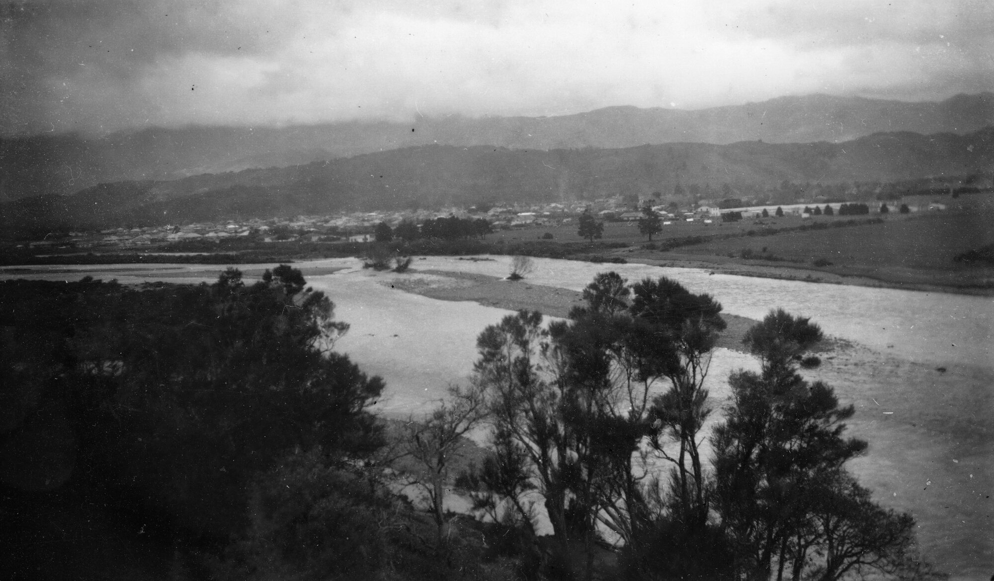 View of Upper Hutt taken from Bonnie Glen; 1949