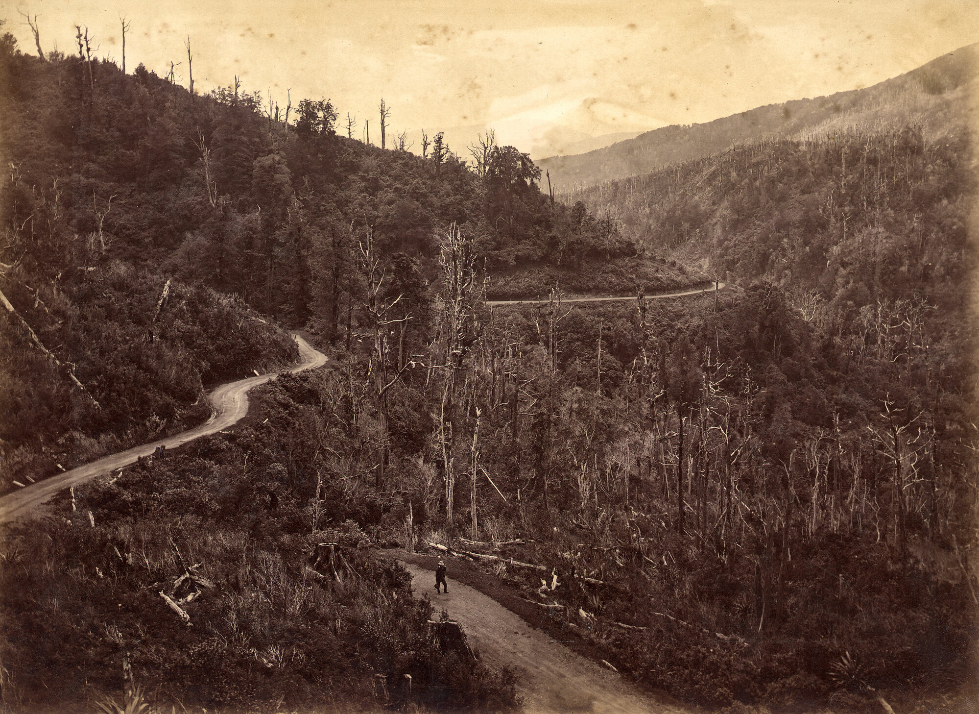 Clay Point, Rimutaka Hill Road; ca 1875