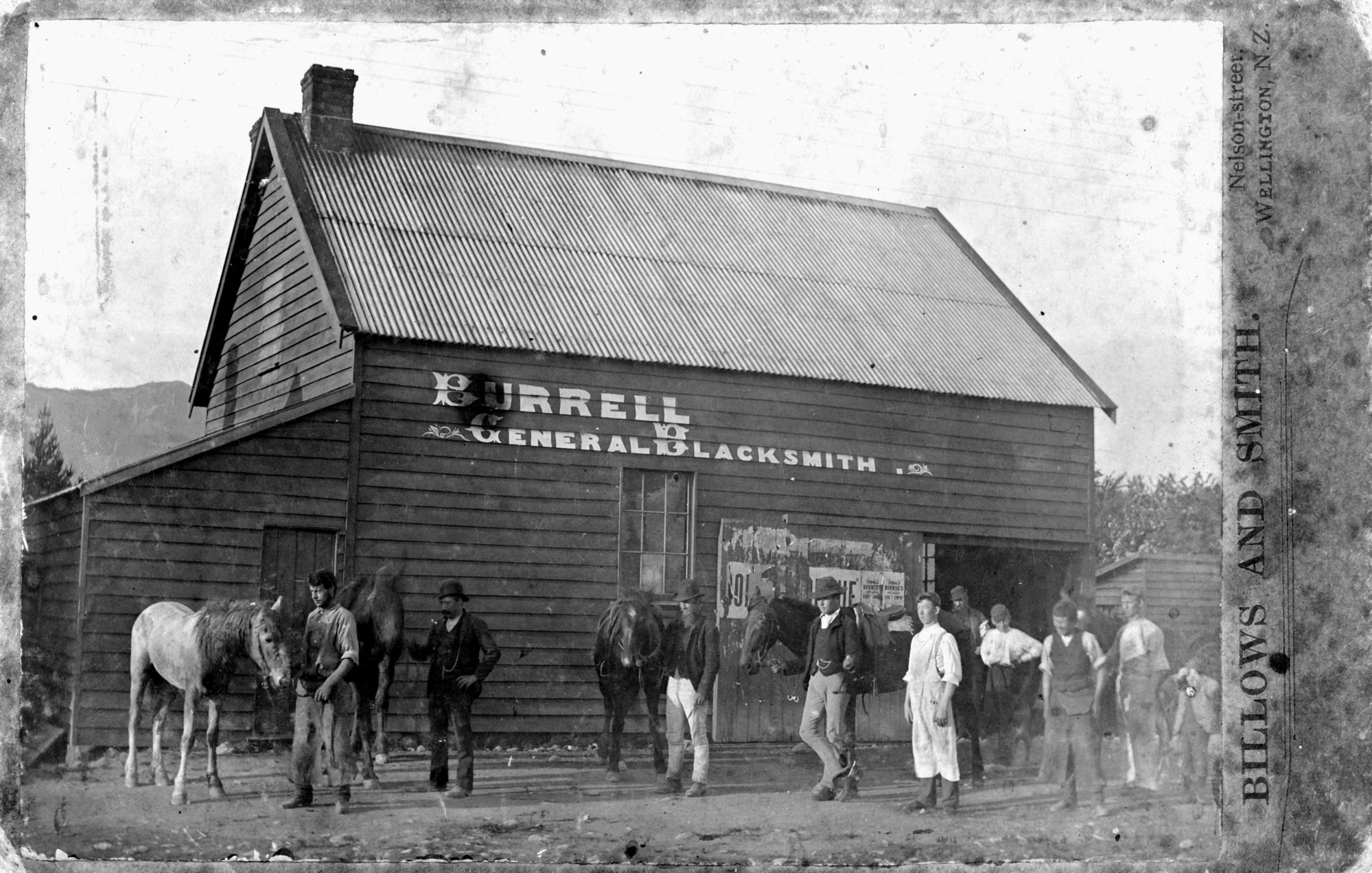 Joe Burrell's General Blacksmith's Shop; Main Street; Upper Hutt