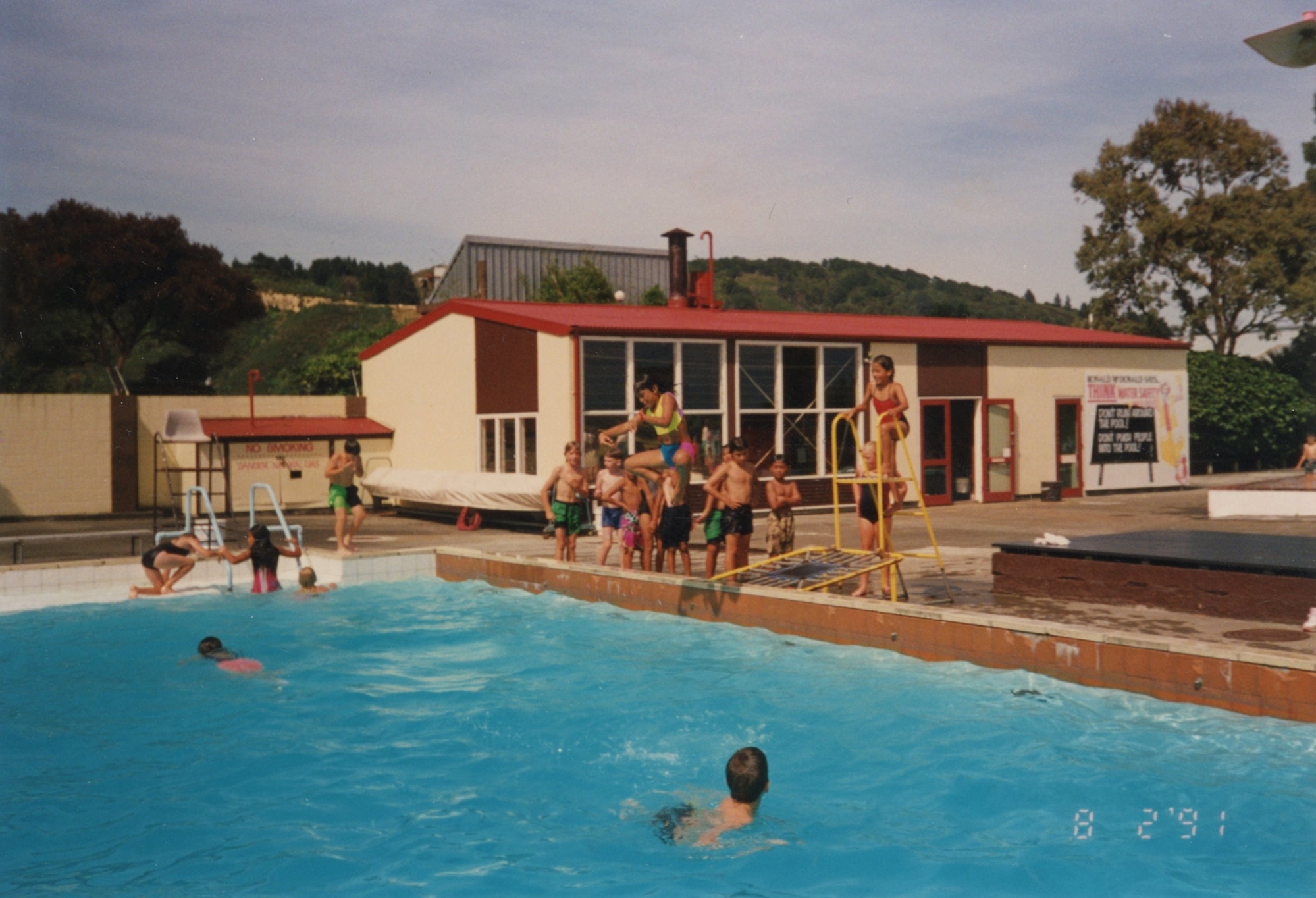 Maidstone Memorial Pool; February 1991