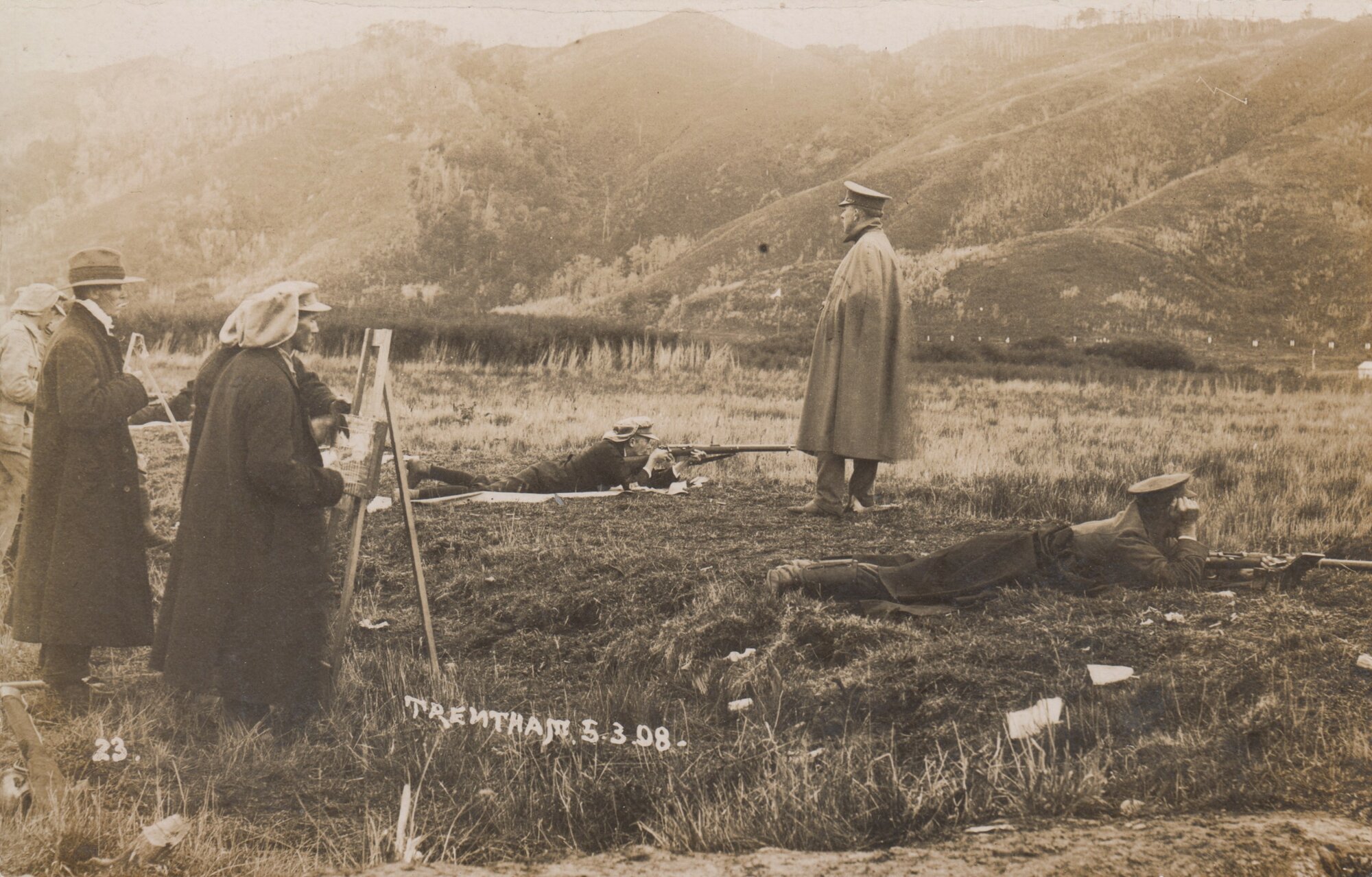 Trentham Rifle Range; 1908